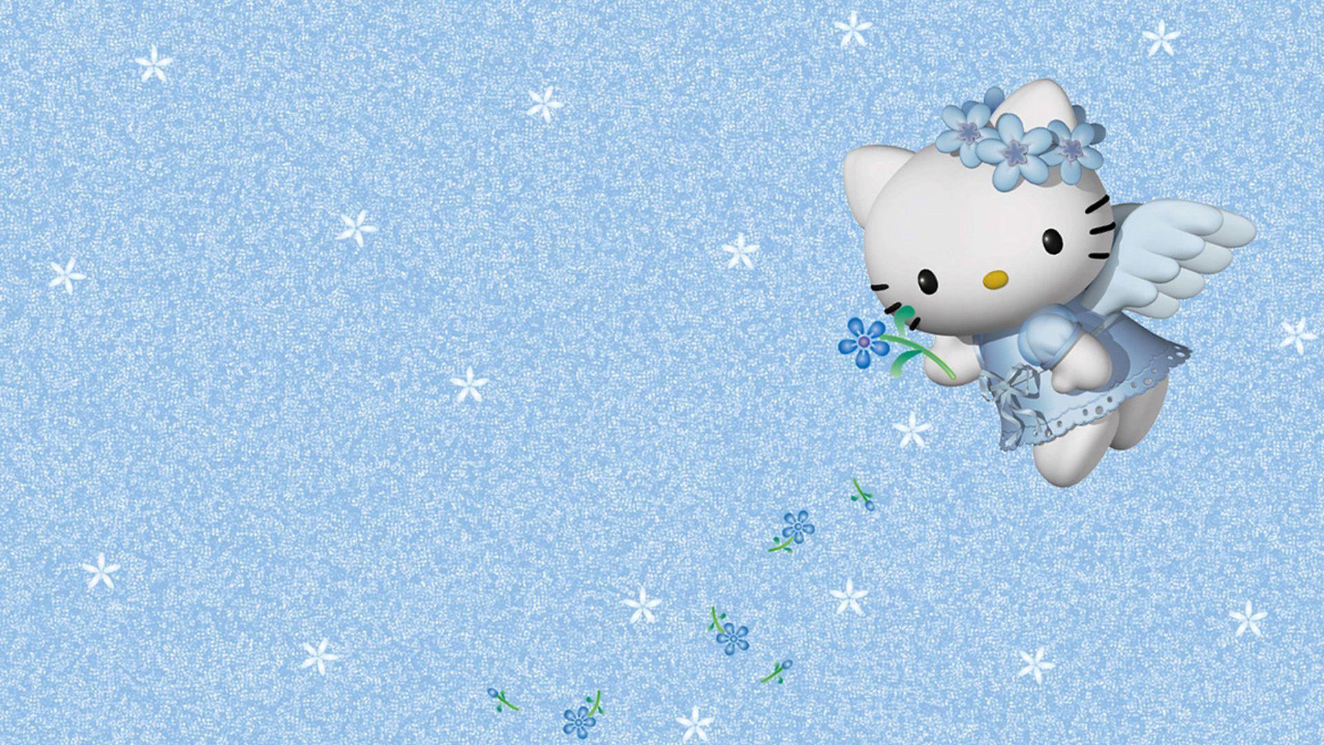 Blue Hello Kitty Wallpapers Top Free Blue Hello Kitty Backgrounds