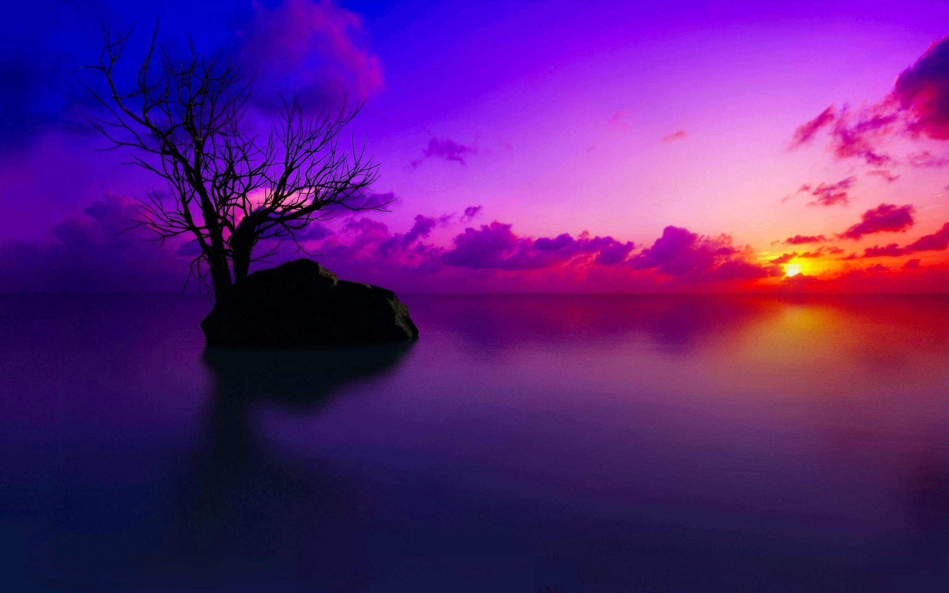 Purple Blue Sunset Wallpapers Top Free Purple Blue Sunset Backgrounds WallpaperAccess