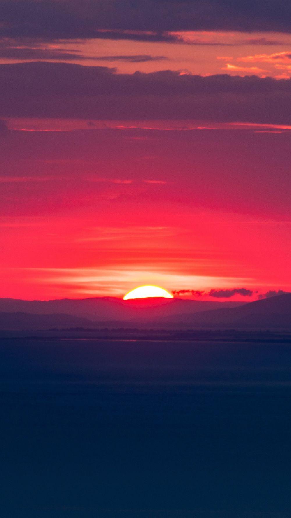 Orange Sunset Aesthetic Wallpapers Top Free Orange Sunset Aesthetic