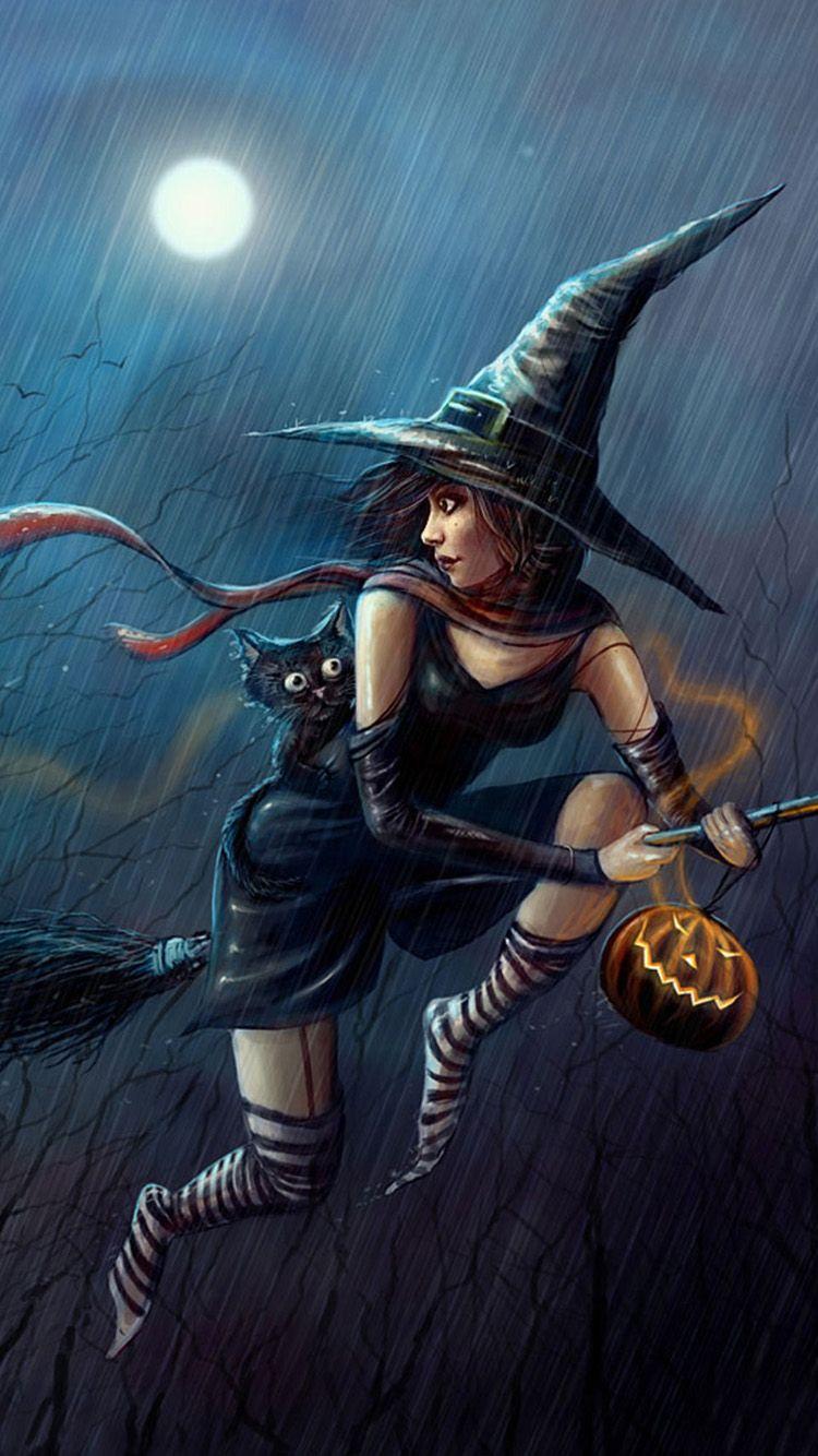 Cute Witch Wallpapers Top Free Cute Witch Backgrounds WallpaperAccess