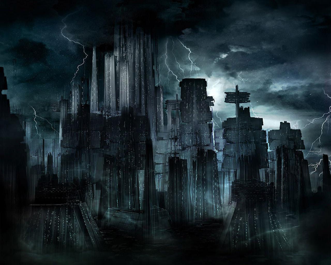 Dark City Wallpapers Top Free Dark City Backgrounds WallpaperAccess