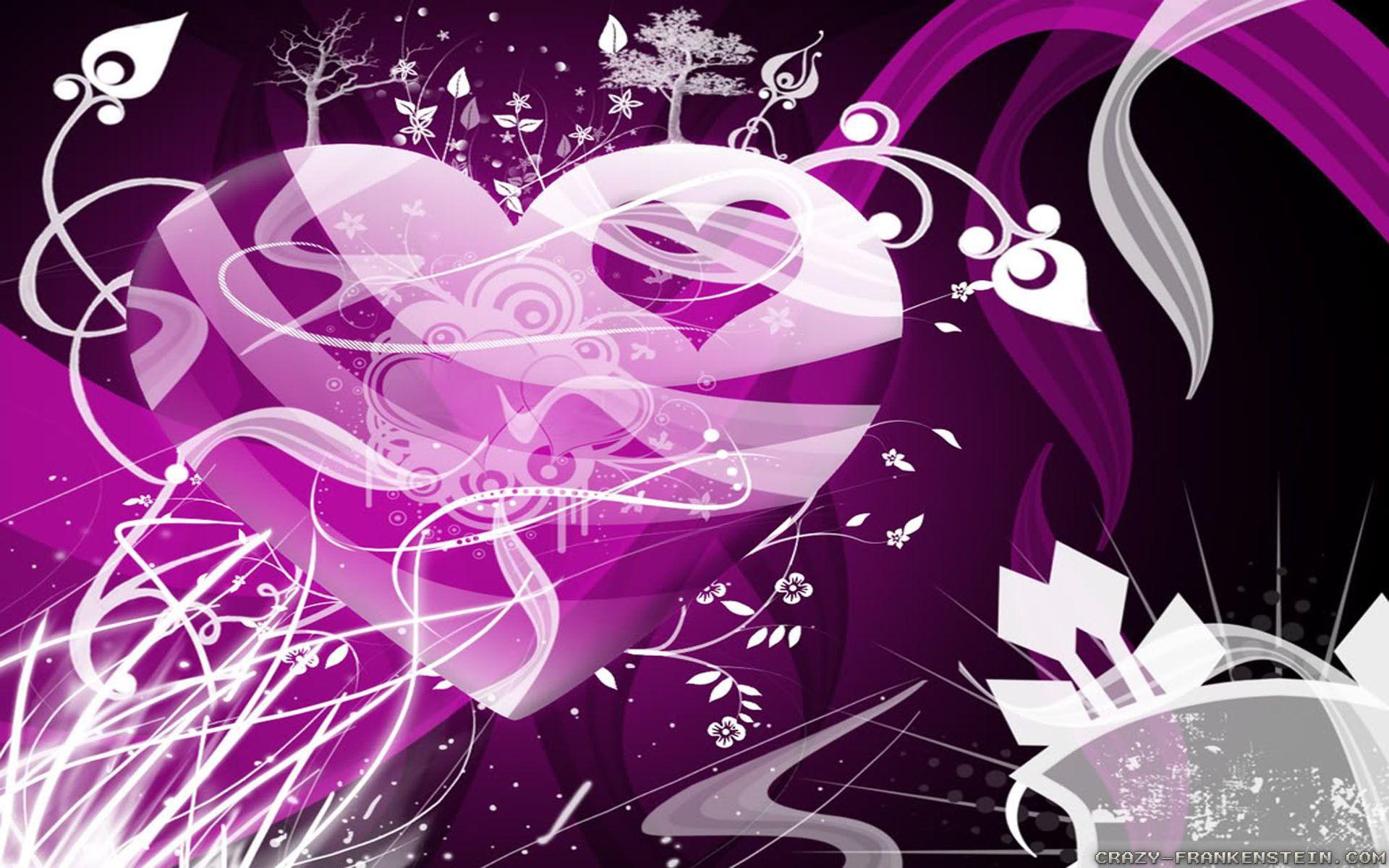 Pink and Purple Heart Wallpapers Top Free Pink and Purple Heart