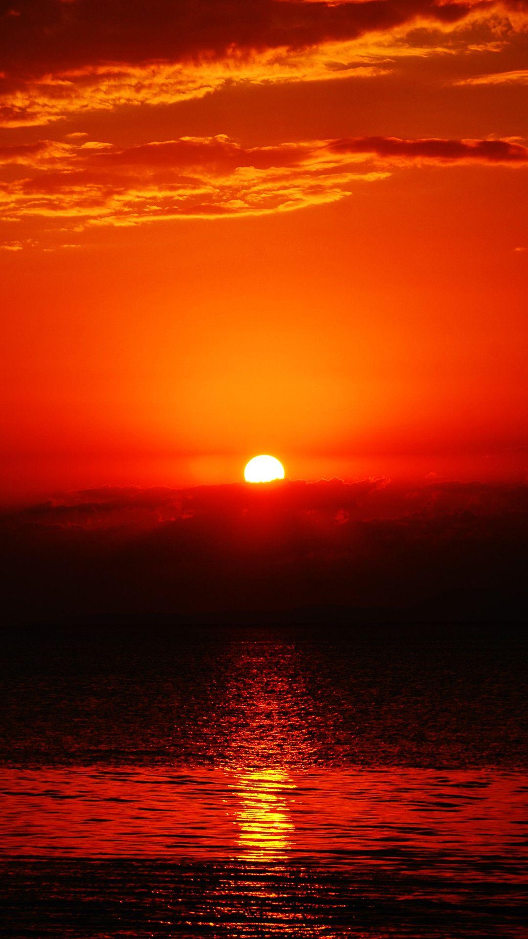 Red Sunrise Wallpapers Top Free Red Sunrise Backgrounds WallpaperAccess