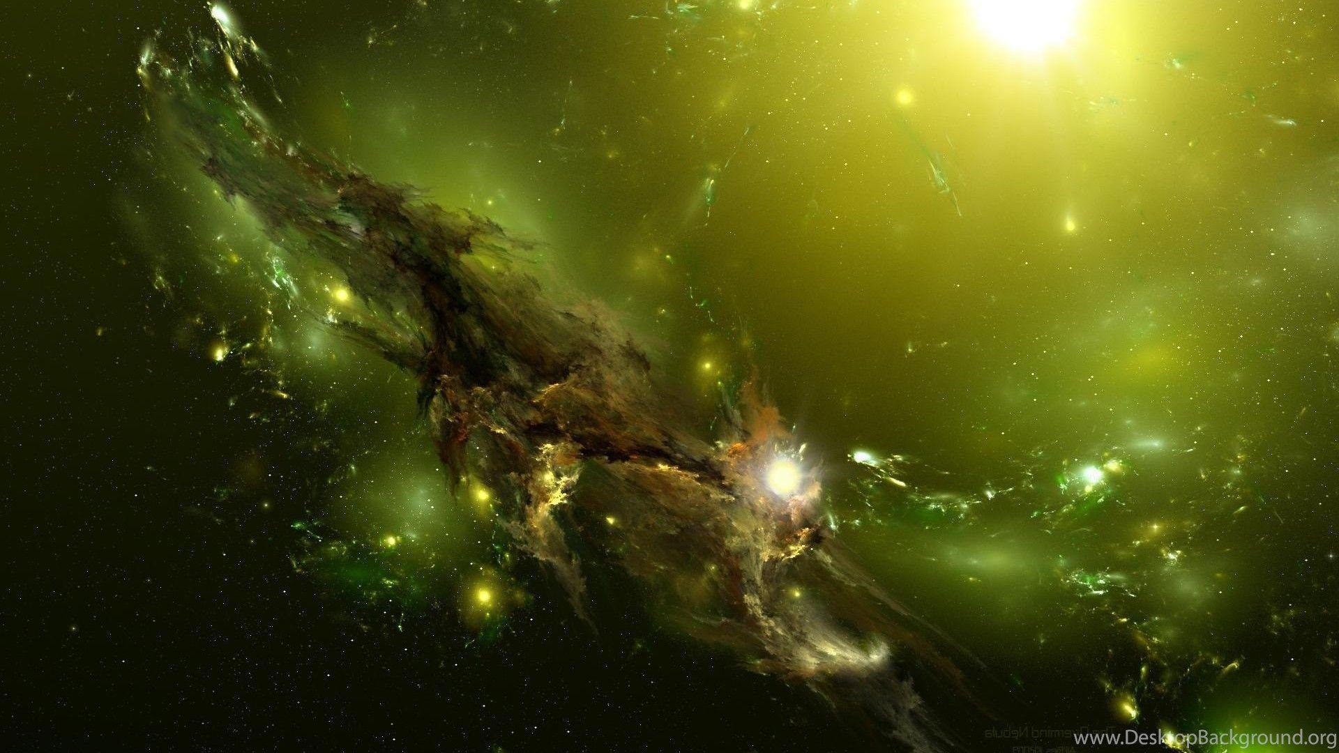 Green Nebula Wallpapers Top Free Green Nebula Backgrounds