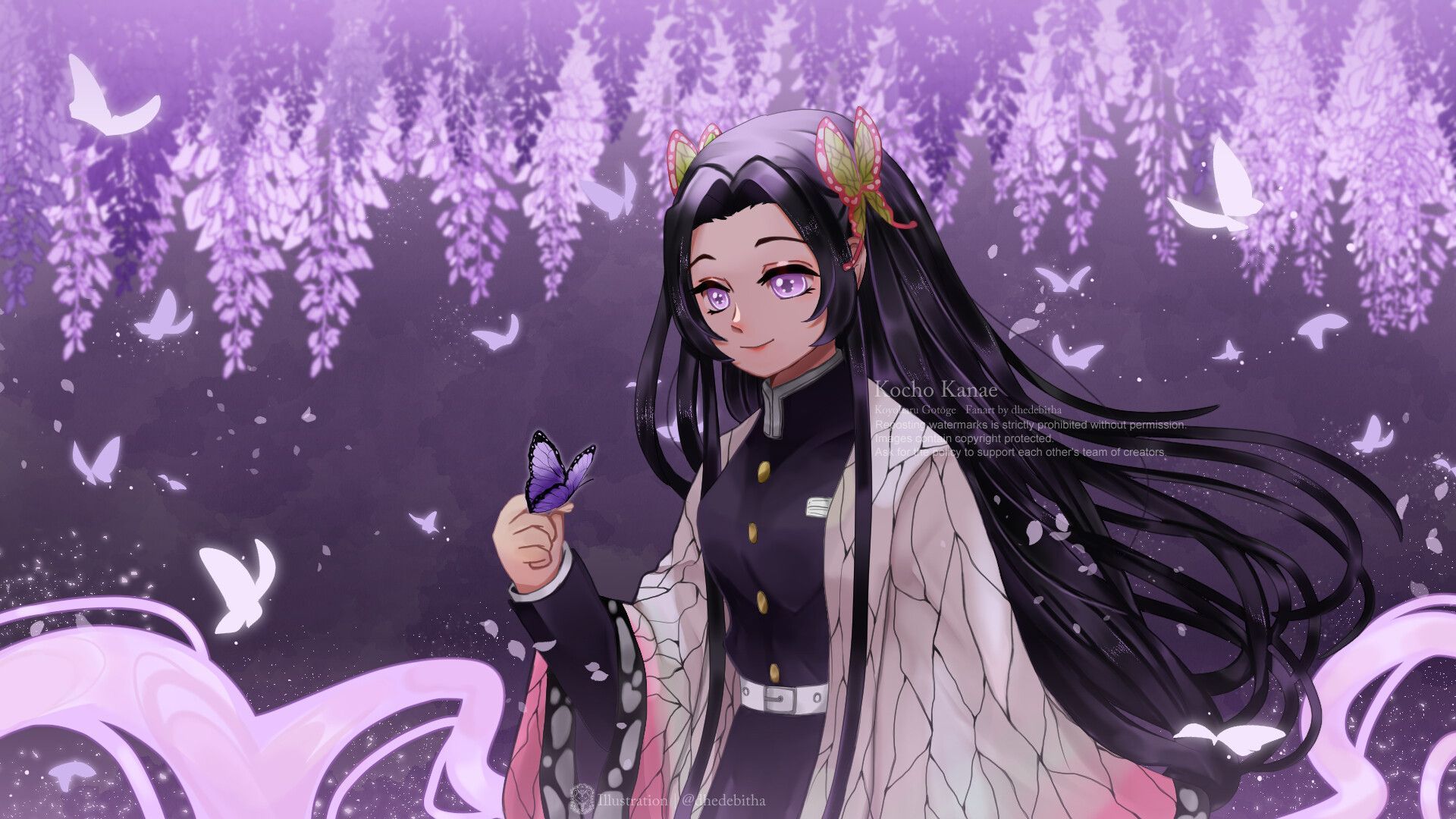 Demon Slayer Kanae Wallpapers Top Free Demon Slayer Kanae Backgrounds WallpaperAccess