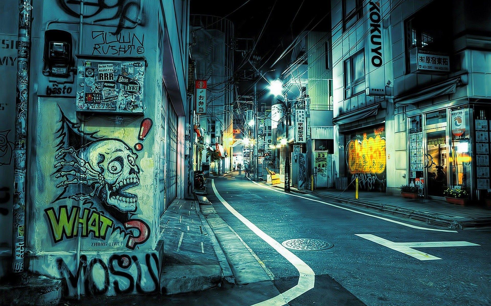 Urban Japanese Alley Wallpapers Top Free Urban Japanese Alley