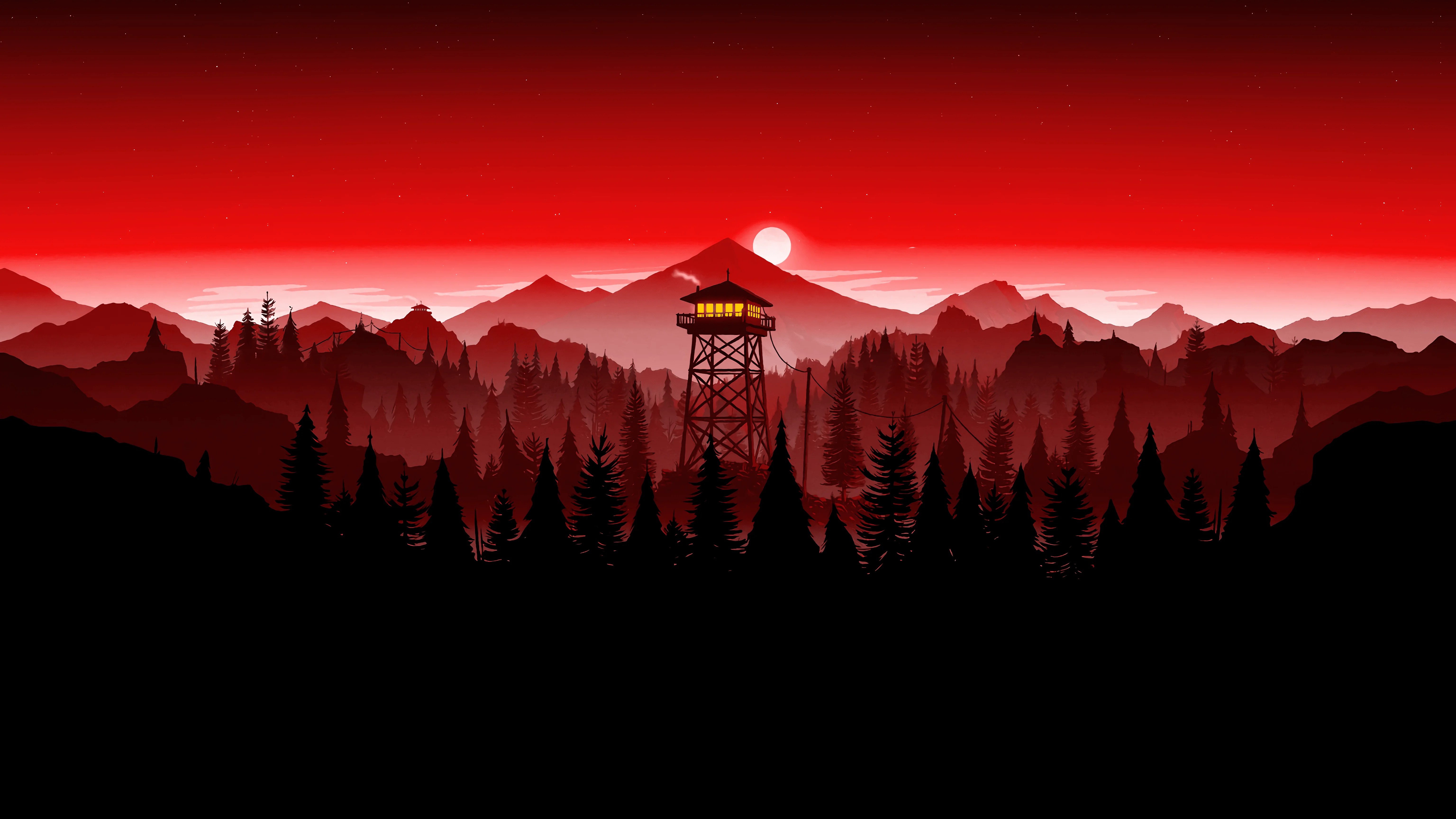 Firewatch Tower Wallpapers Top Free Firewatch Tower Backgrounds