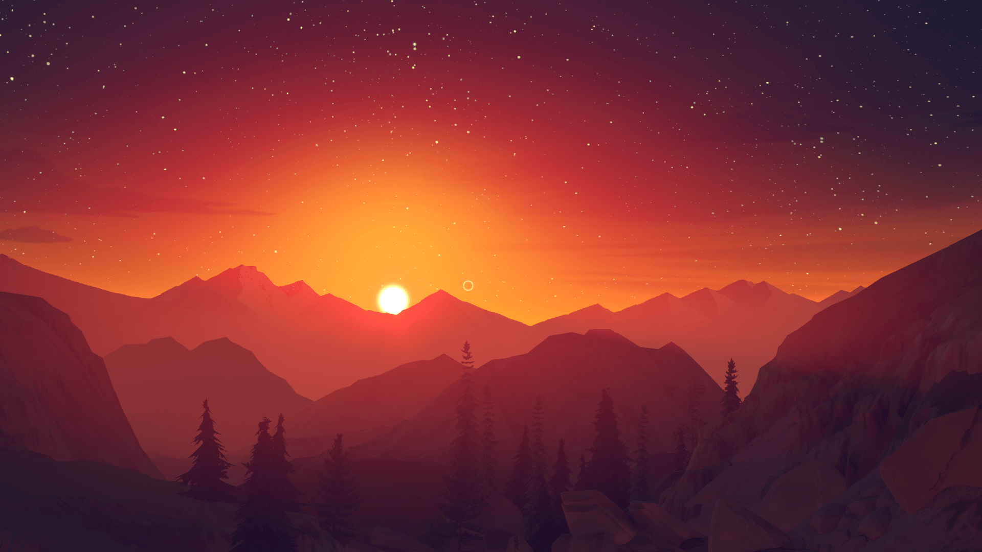 Minimalist Firewatch Wallpapers Top Free Minimalist Firewatch