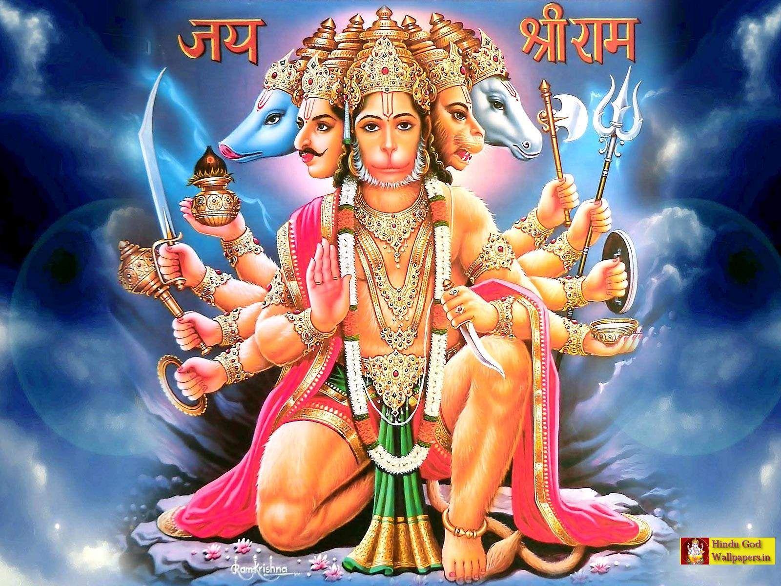 Panchmukhi Hanuman Wallpapers Top Free Panchmukhi Hanuman Backgrounds