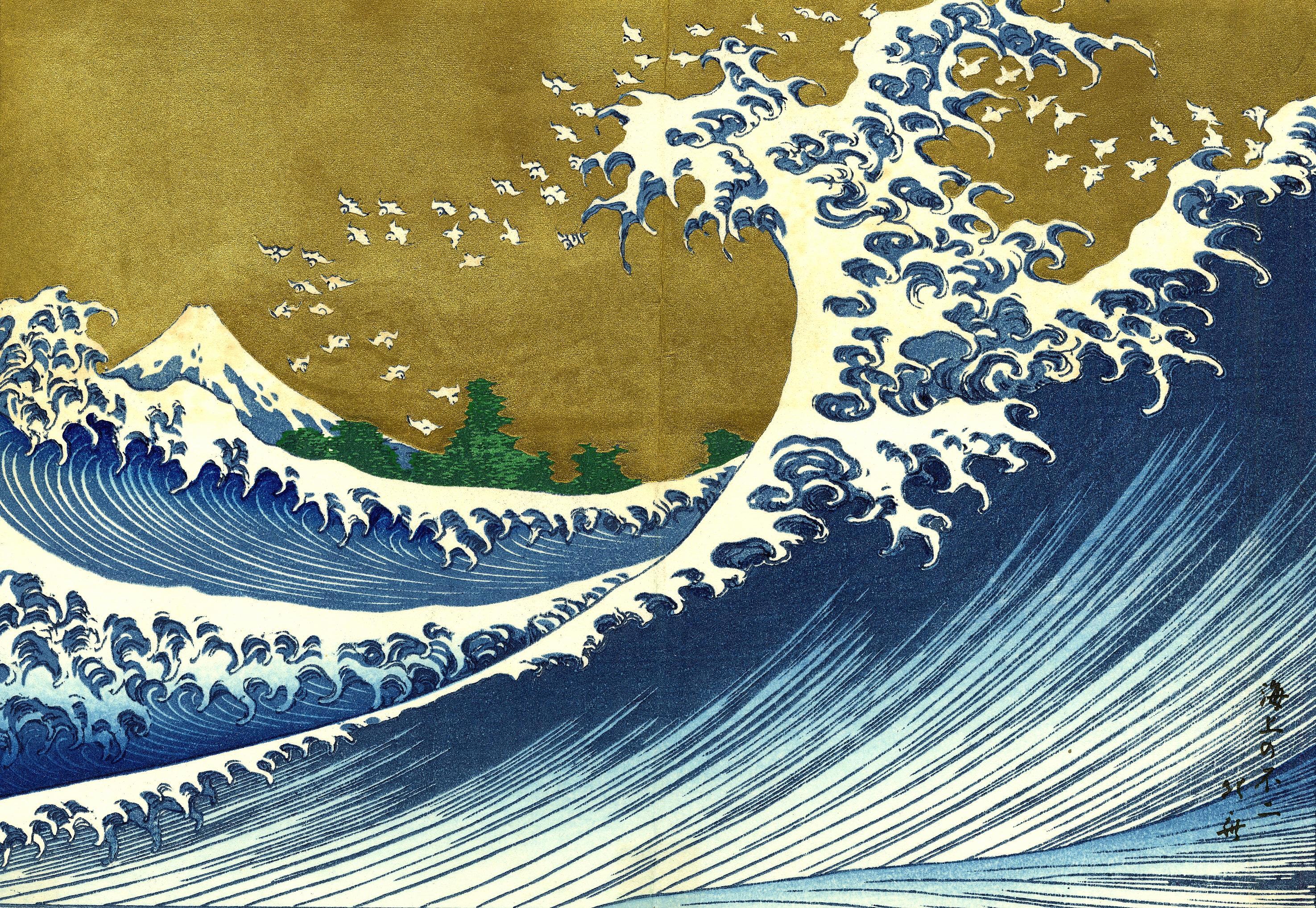 Wave Japanese Art Wallpapers Top Free Wave Japanese Art Backgrounds
