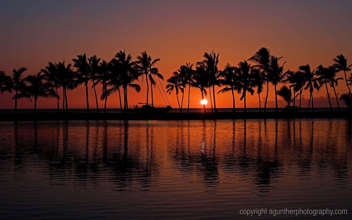 Hawaii Beach Sunset Wallpapers Top Free Hawaii Beach Sunset
