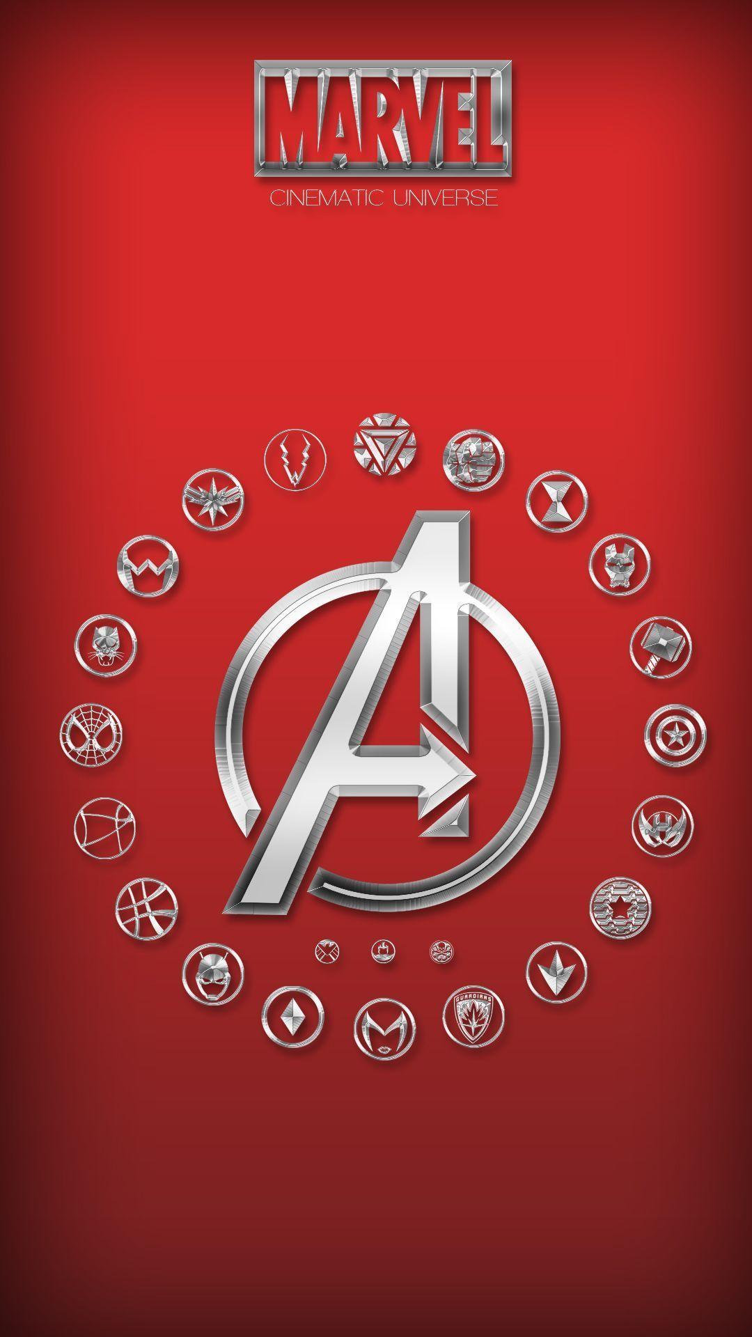 Marvel Logo iPhone Wallpapers Top Free Marvel Logo iPhone Backgrounds