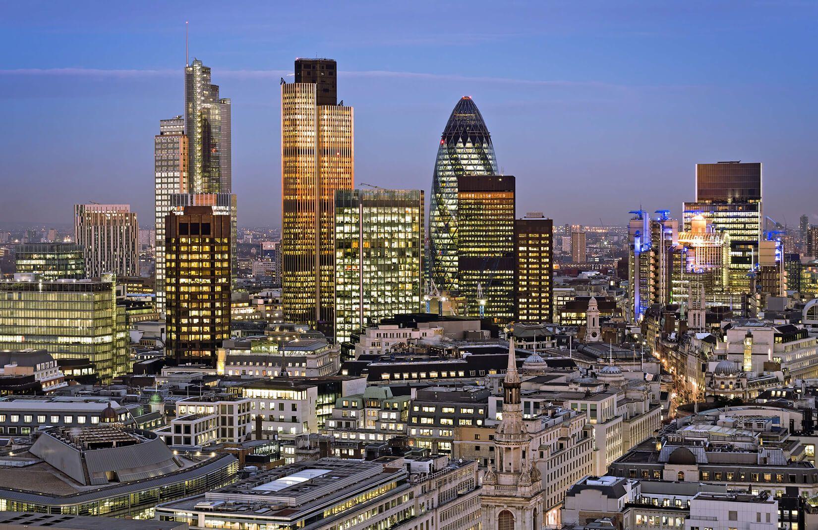 London Skyline at Night Wallpapers Top Free London Skyline at Night