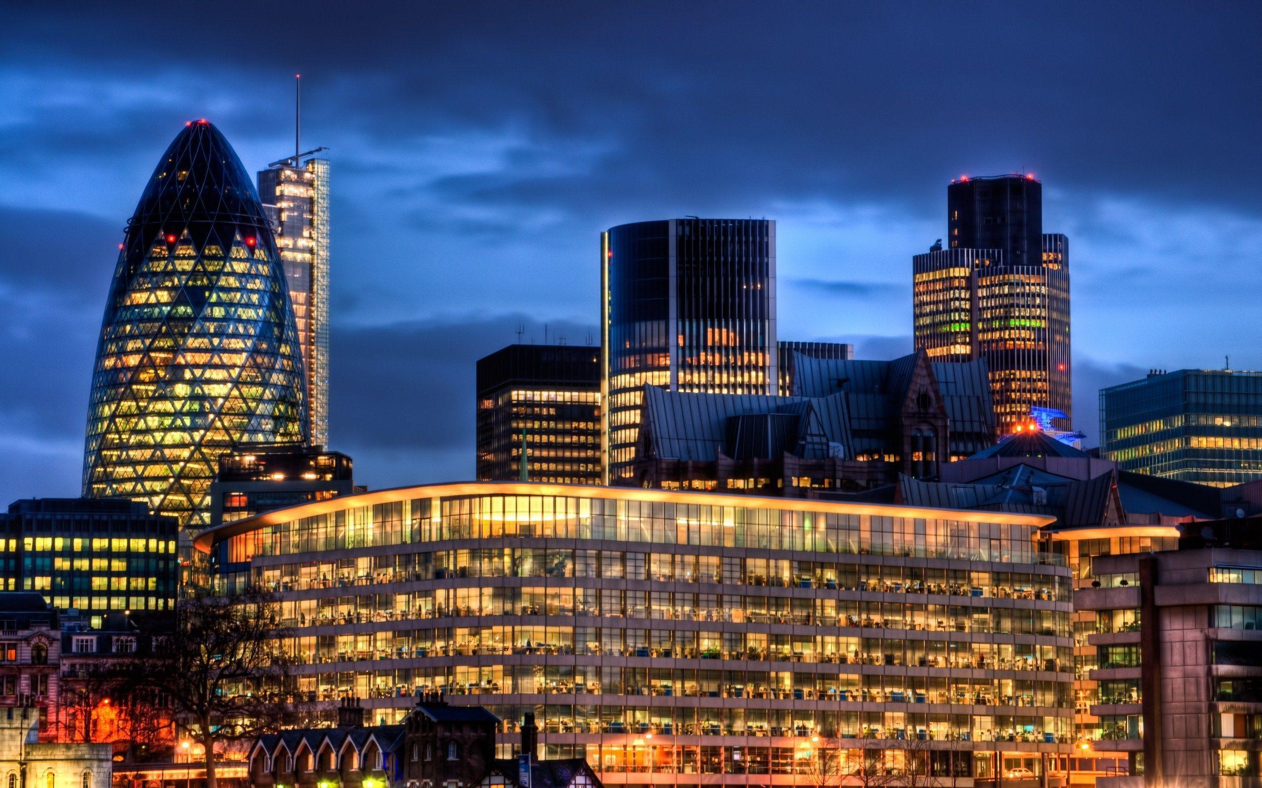 London Skyline at Night Wallpapers Top Free London Skyline at Night