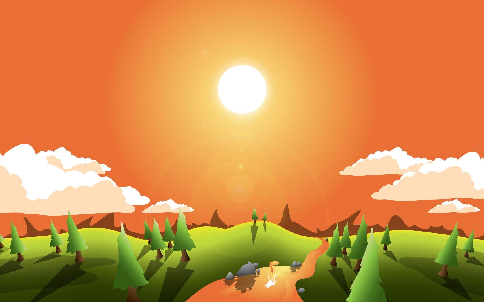 Illustration Landscape Wallpapers Top Free Illustration Landscape