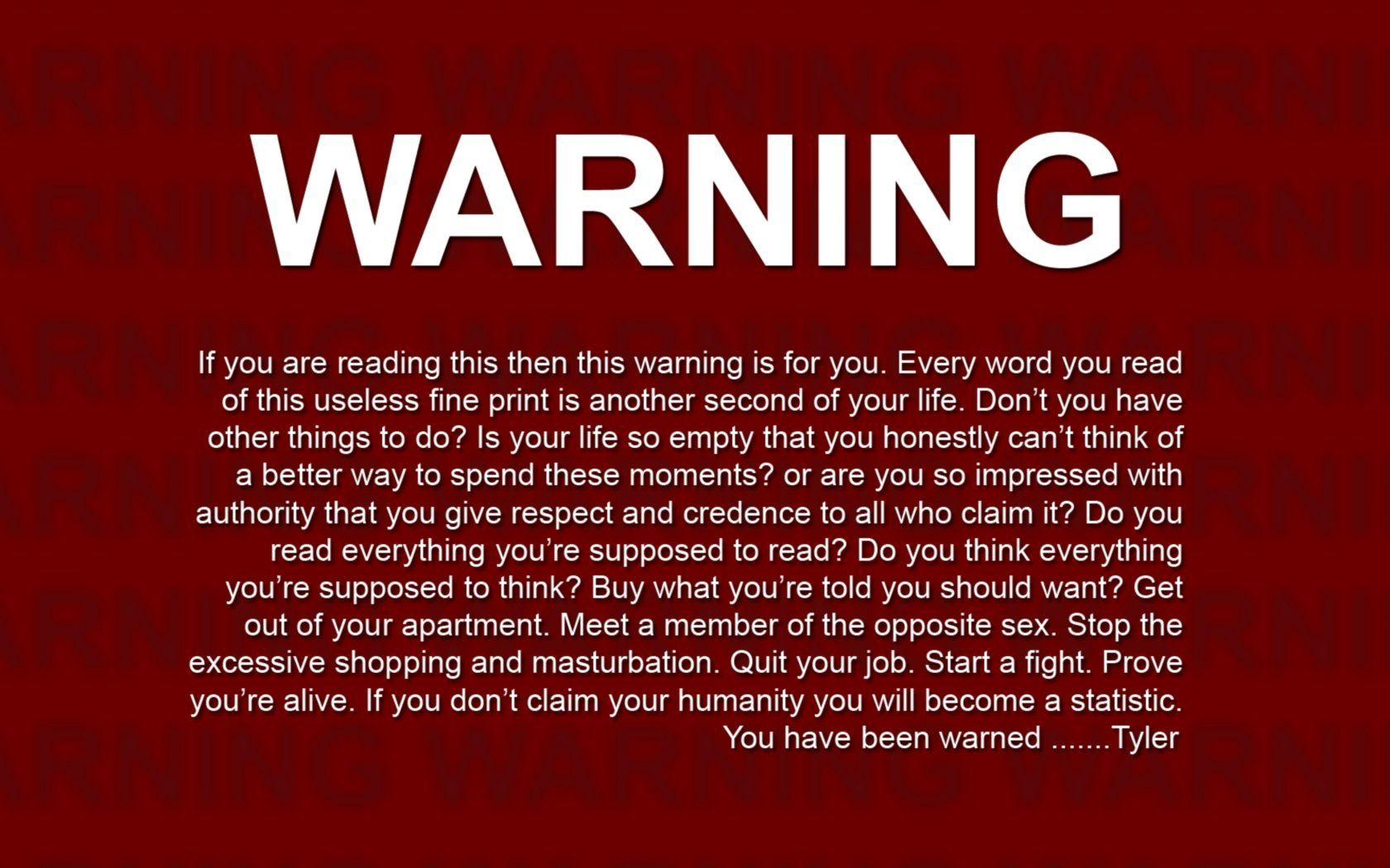 Warning Wallpapers Top Free Warning Backgrounds WallpaperAccess