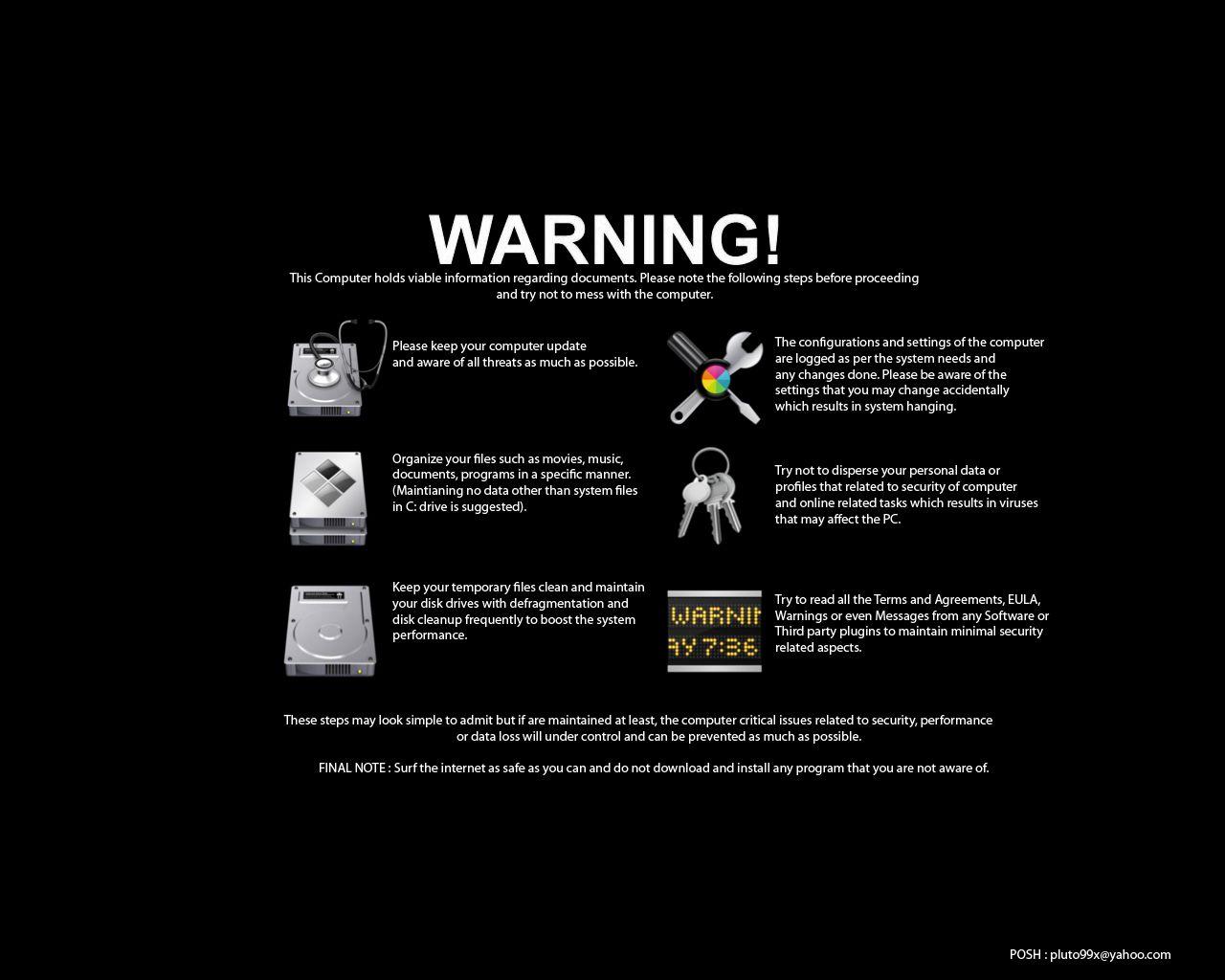 Warning Wallpapers Top Free Warning Backgrounds WallpaperAccess