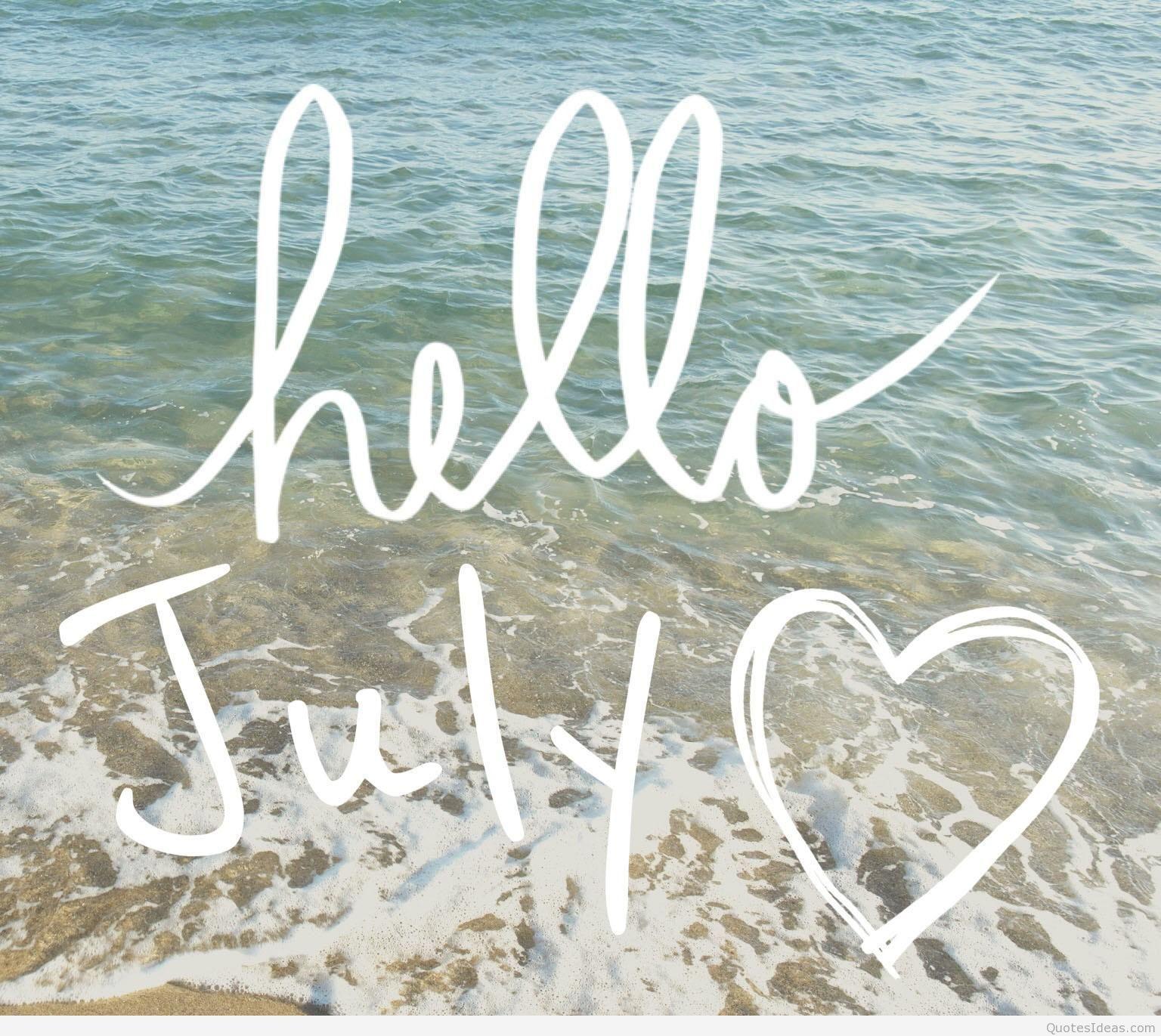 Hello July Wallpapers Top Free Hello July Backgrounds WallpaperAccess