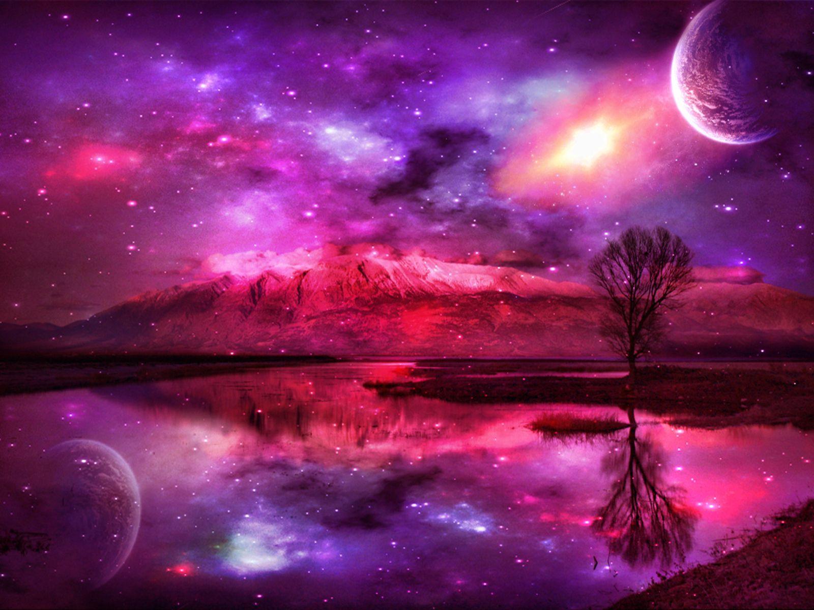 Pink Galaxy Wallpapers Top Free Pink Galaxy Backgrounds WallpaperAccess