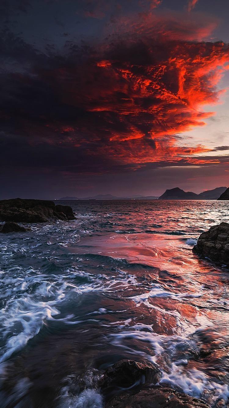 Red Sky Wallpapers Top Free Red Sky Backgrounds WallpaperAccess