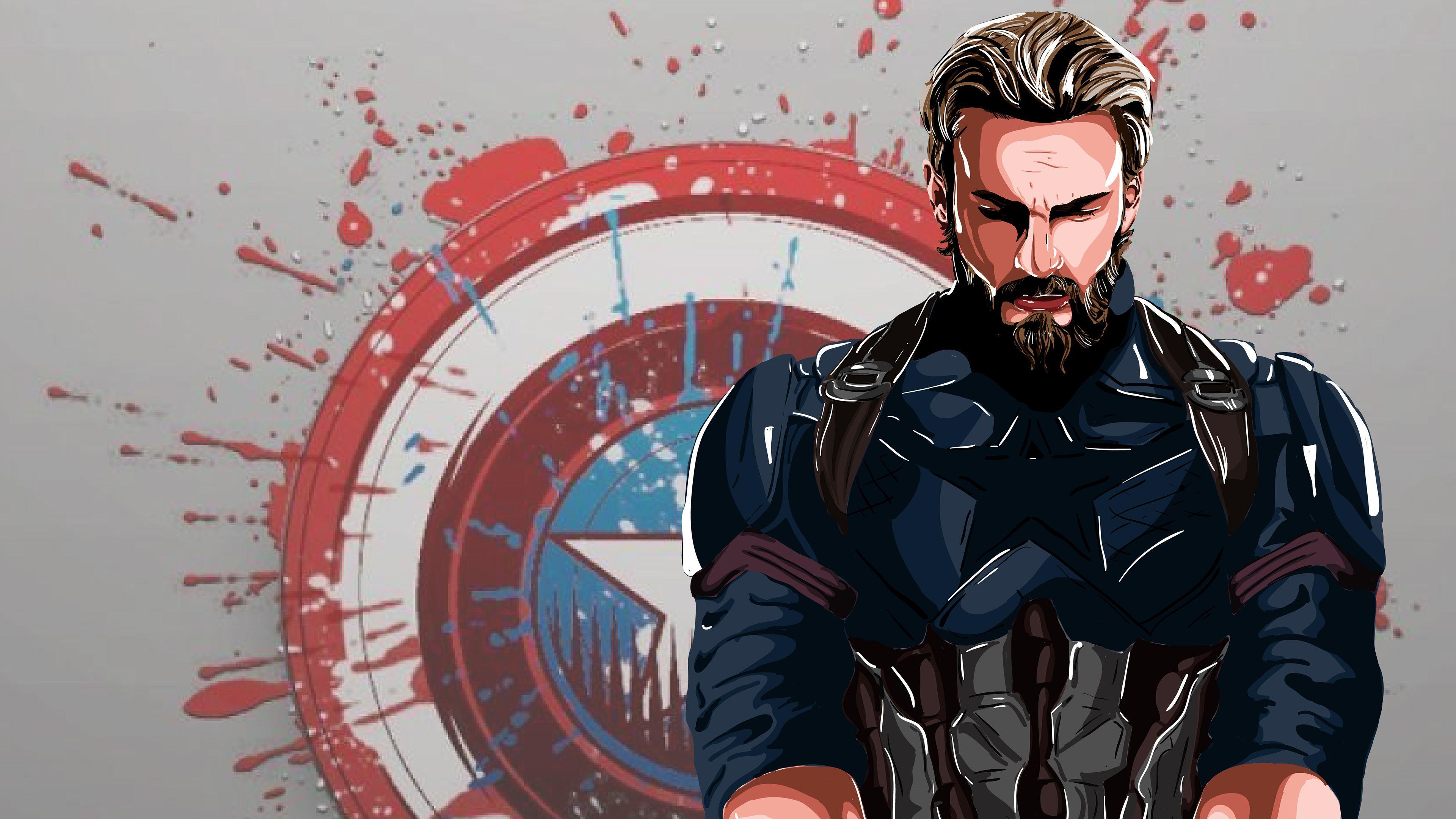 Captain America Art Wallpapers Top Free Captain America