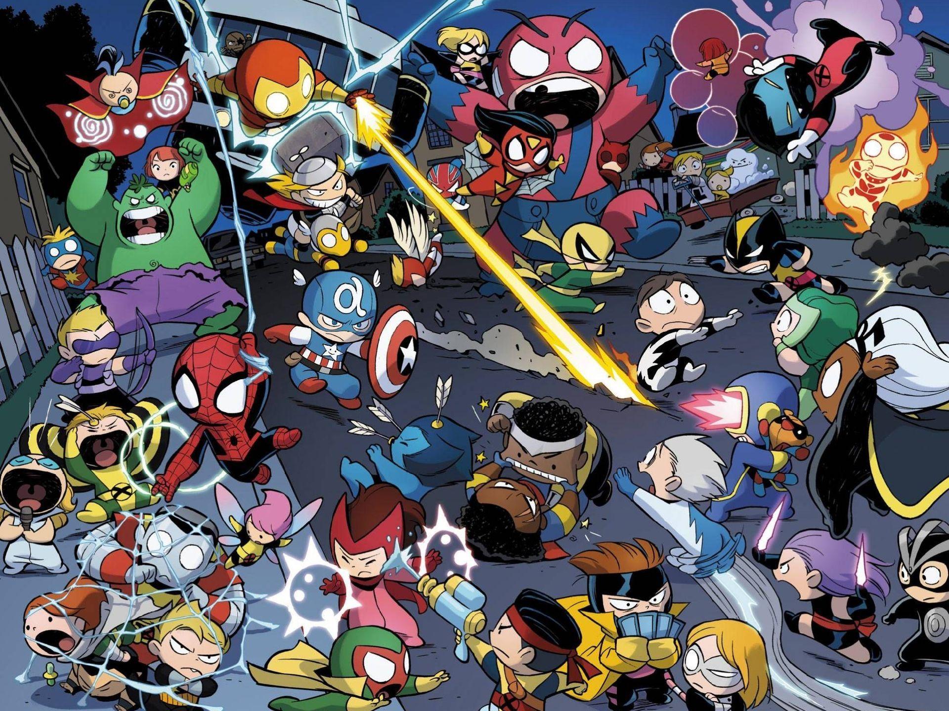 Marvel Chibi Laptop Wallpapers Top Free Marvel Chibi Laptop