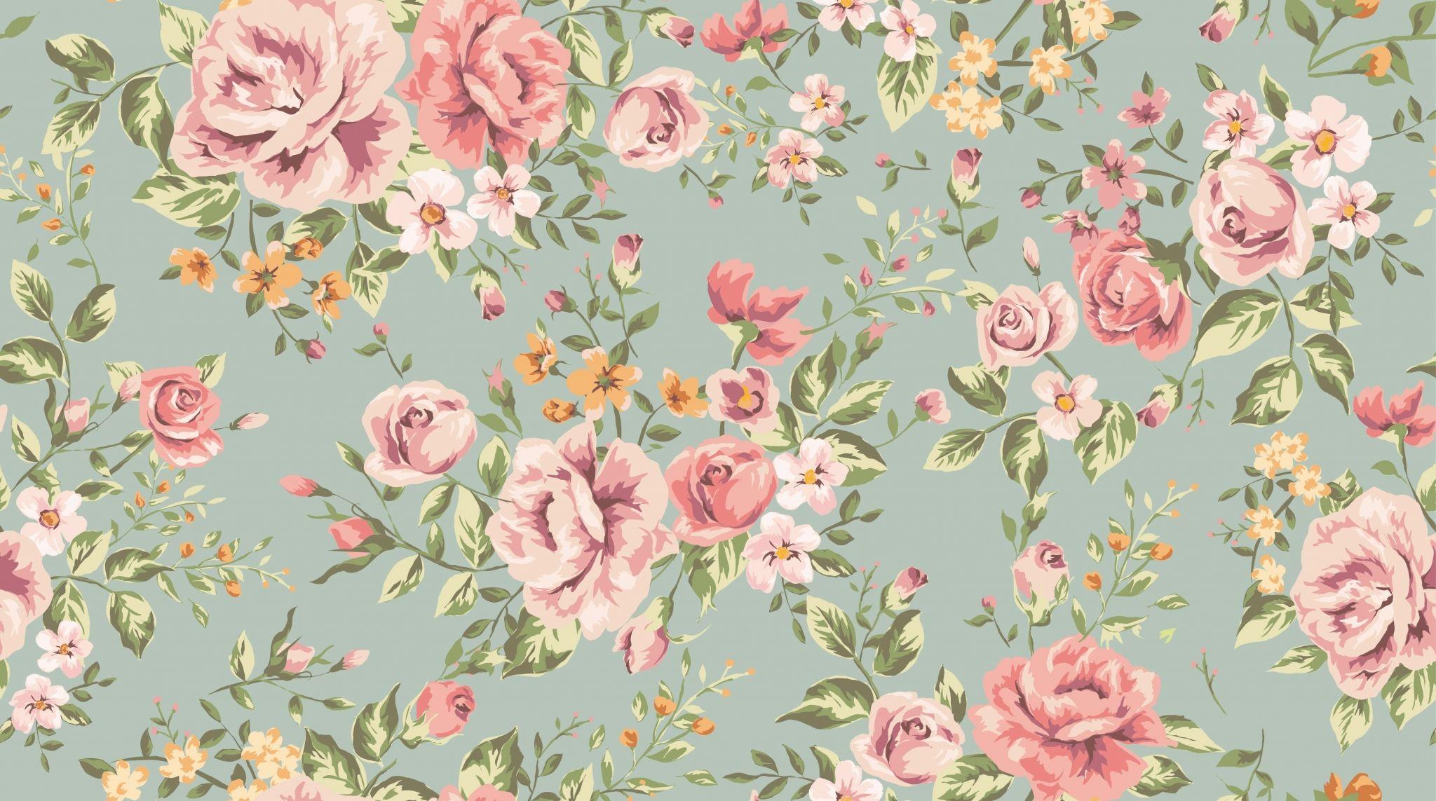Vintage Flower Desktop Wallpapers Top Free Vintage Flower Desktop