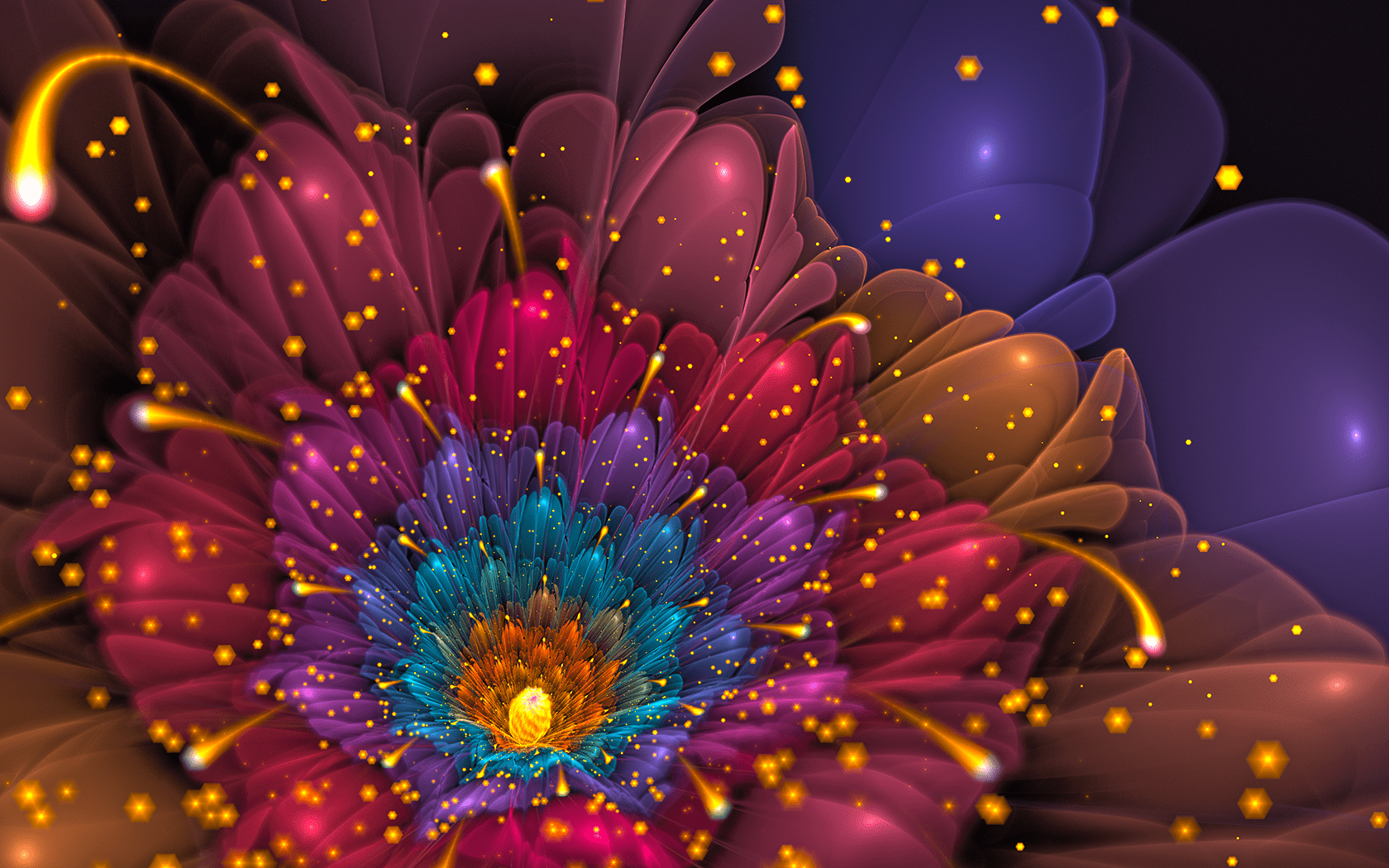 Glitter Flower Wallpapers Top Free Glitter Flower