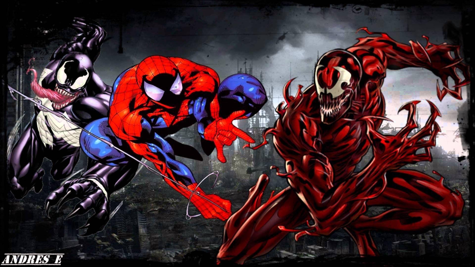 SpiderMan vs Carnage Wallpapers Top Free SpiderMan vs Carnage