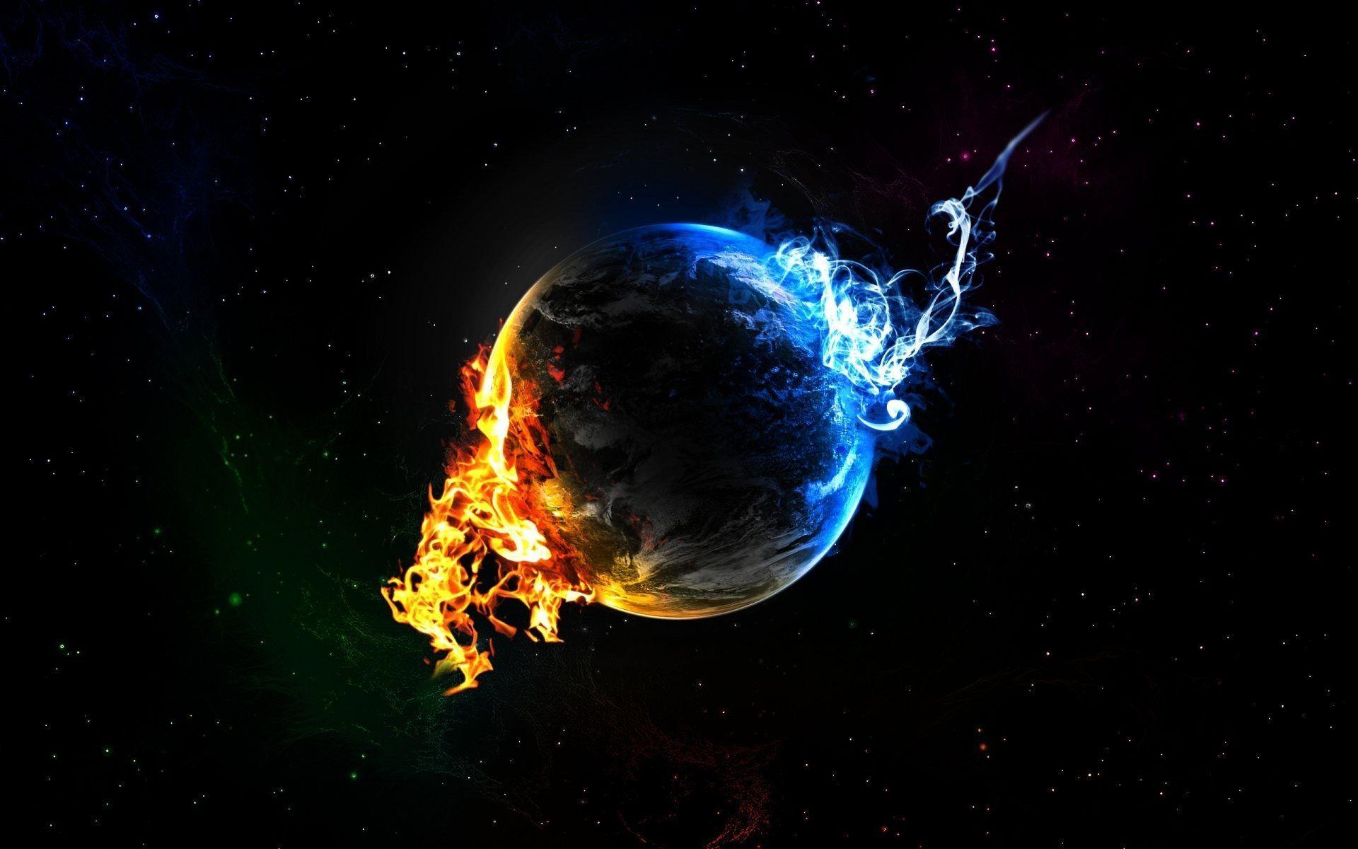 Earth Fire Wallpapers Top Free Earth Fire Backgrounds WallpaperAccess