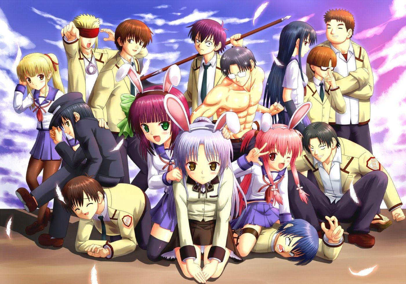 Angel Beats Characters Wallpapers Top Free Angel Beats Characters
