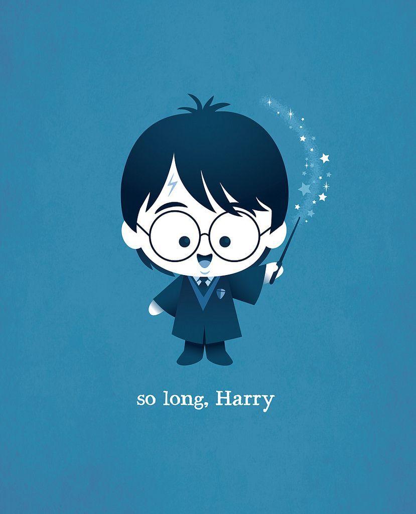 Cute Harry Potter Cartoon Wallpapers Top Free Cute Harry Potter
