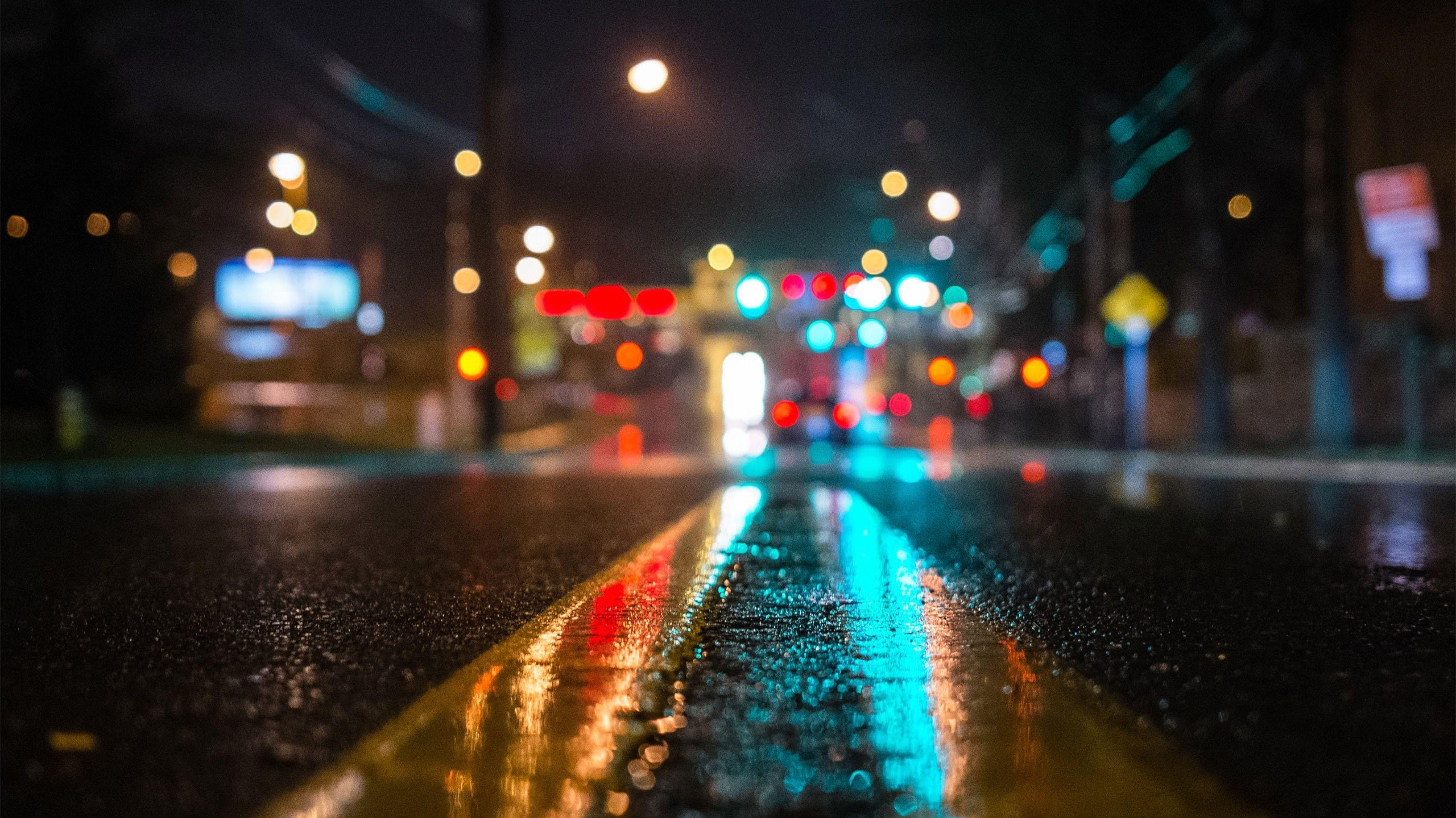 Rainy City at Night Wallpapers Top Free Rainy City at Night