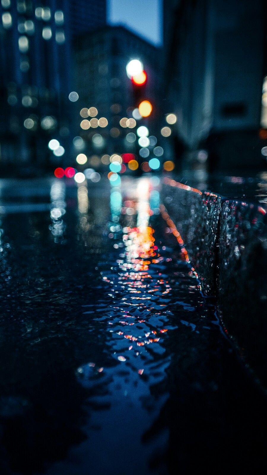 Rainy Night Wallpaper