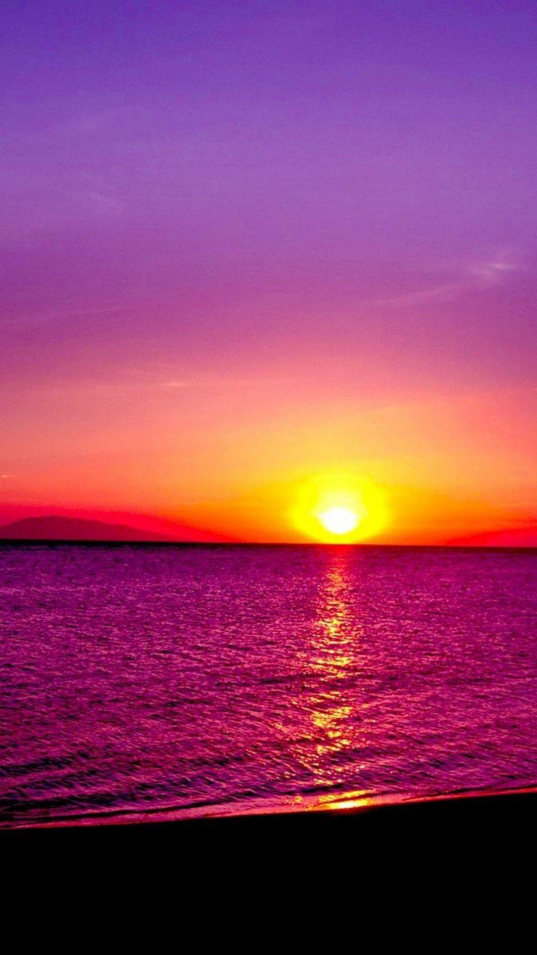 Pink Sunset iPhone Wallpapers Top Free Pink Sunset iPhone Backgrounds