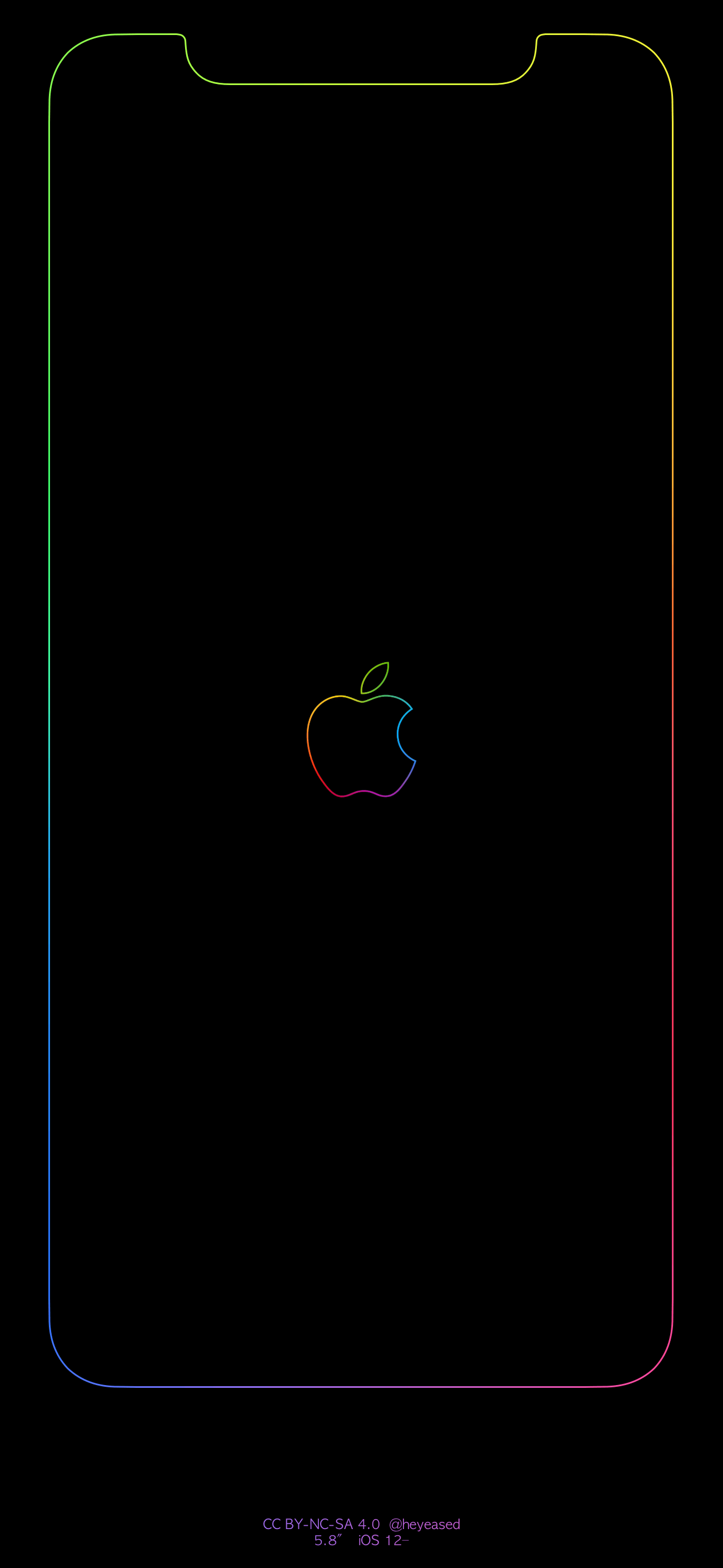 Apple Iphone X Wallpaper Ribbon Banner