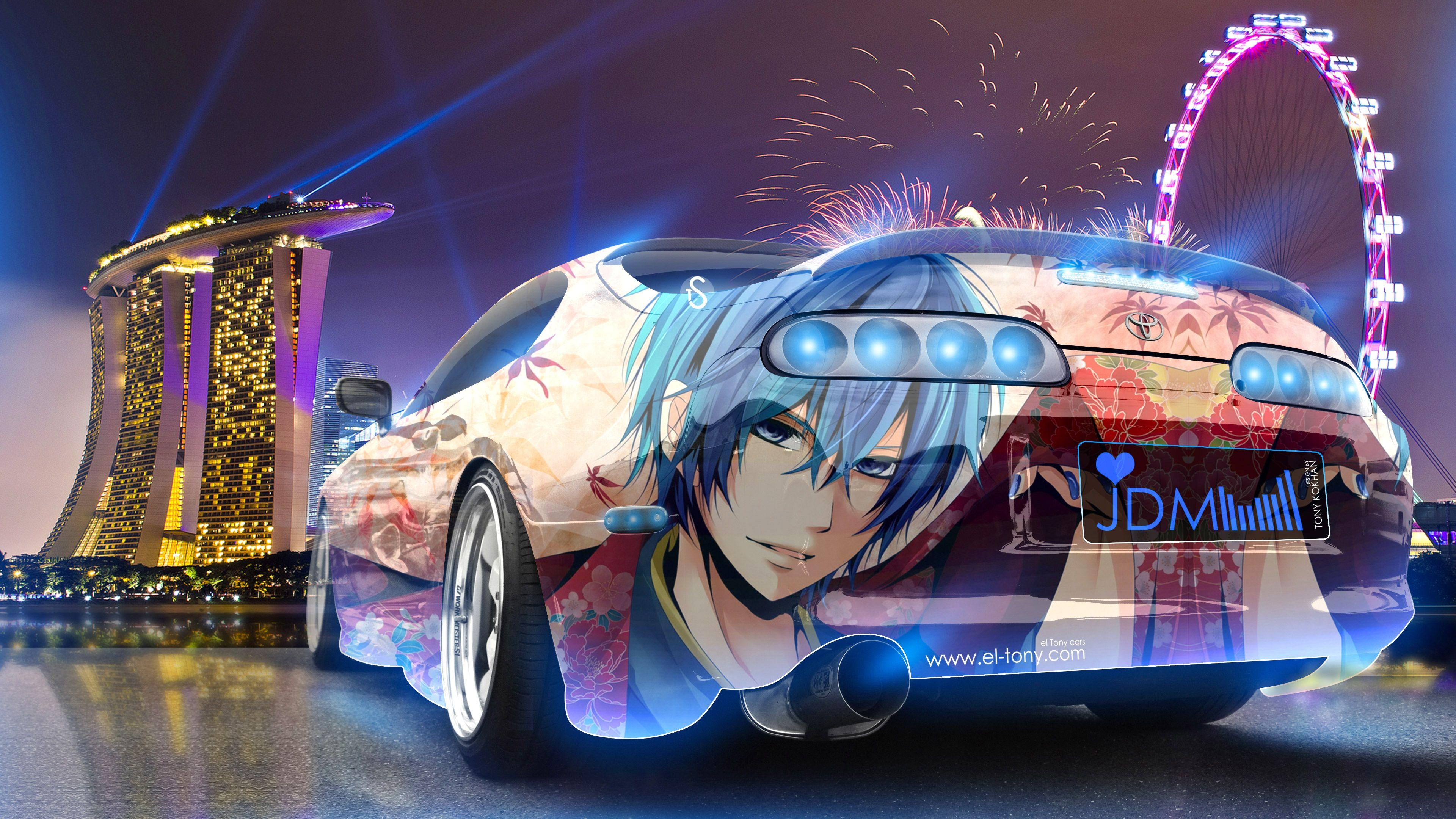 Anime Car Wallpapers Top Free Anime Car Backgrounds WallpaperAccess