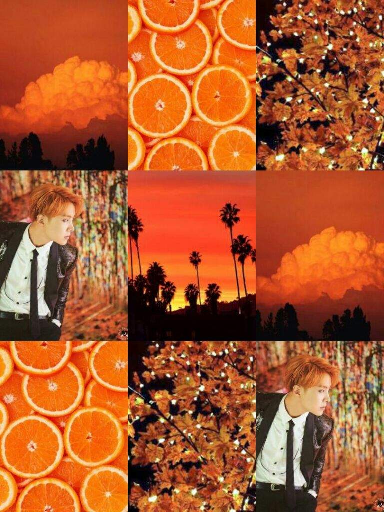Orange BTS Aesthetic Wallpapers Top Free Orange BTS Aesthetic