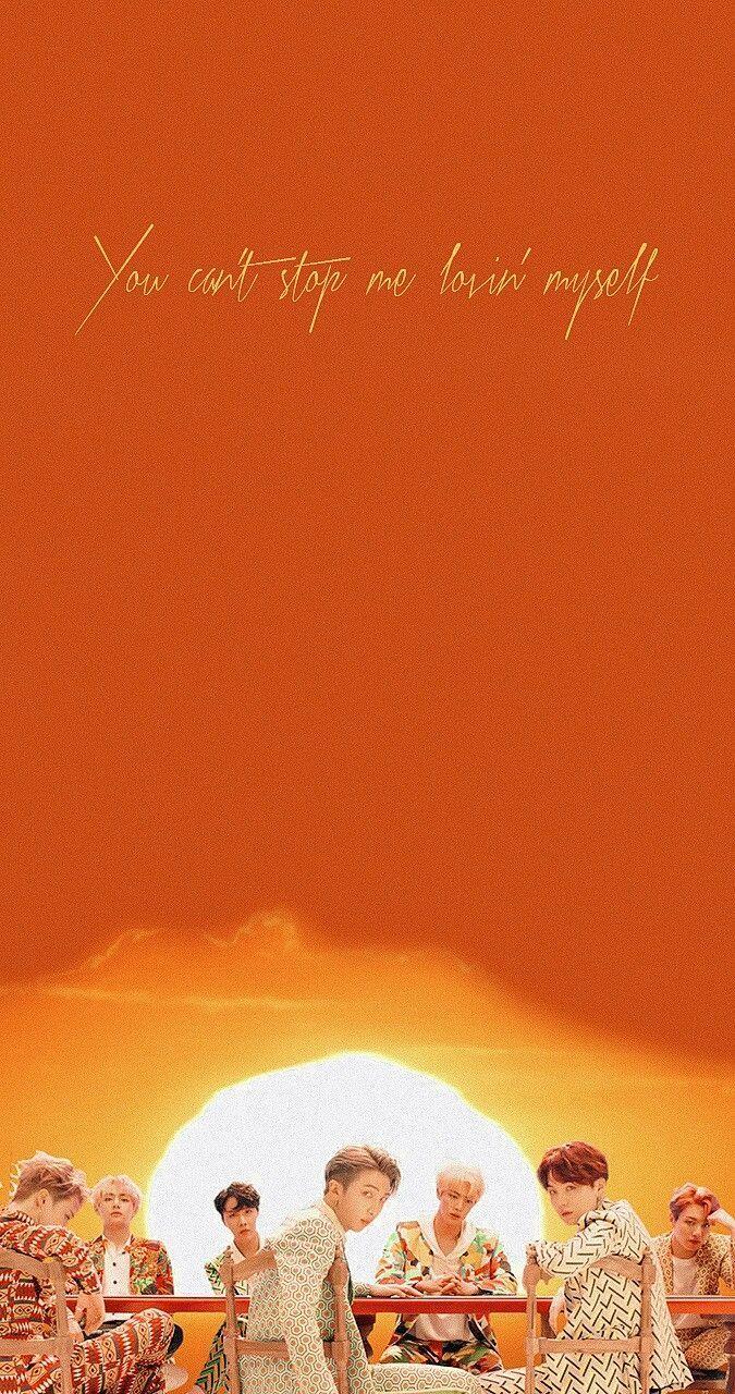 Orange BTS Aesthetic Wallpapers Top Free Orange BTS Aesthetic