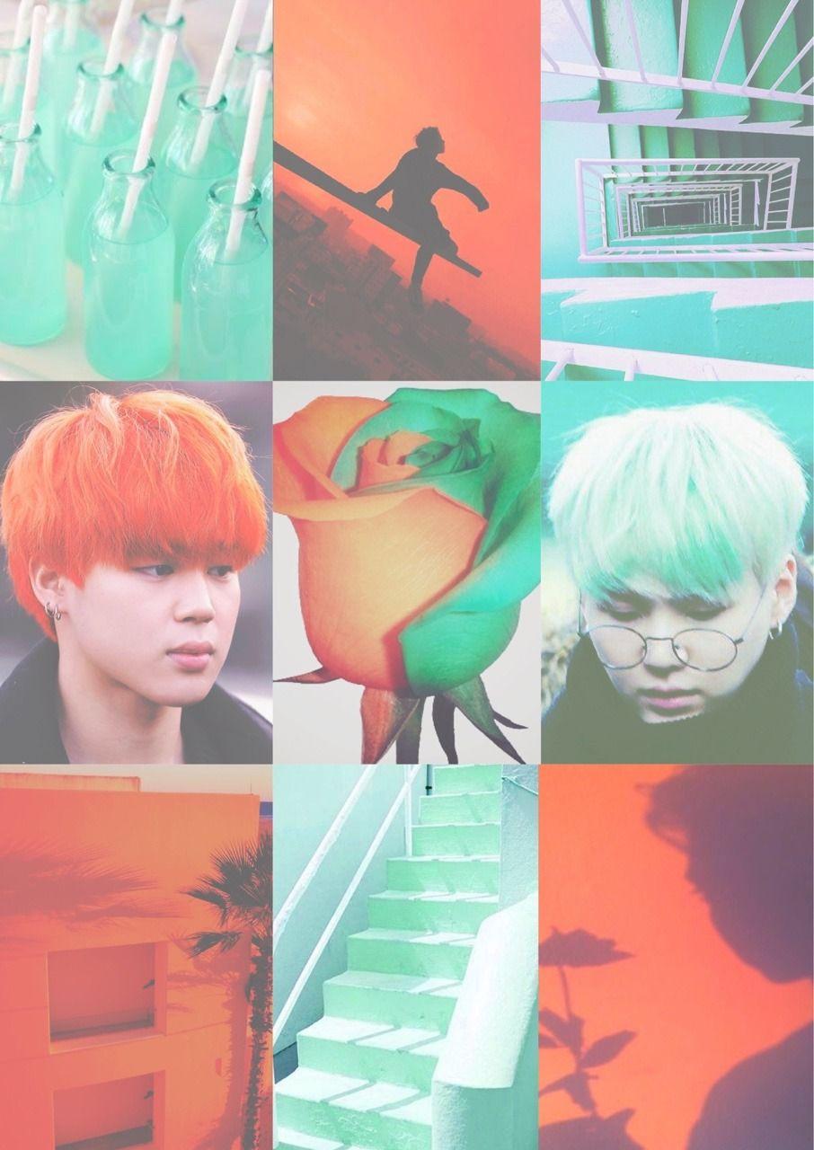 Orange BTS Aesthetic Wallpapers Top Free Orange BTS Aesthetic