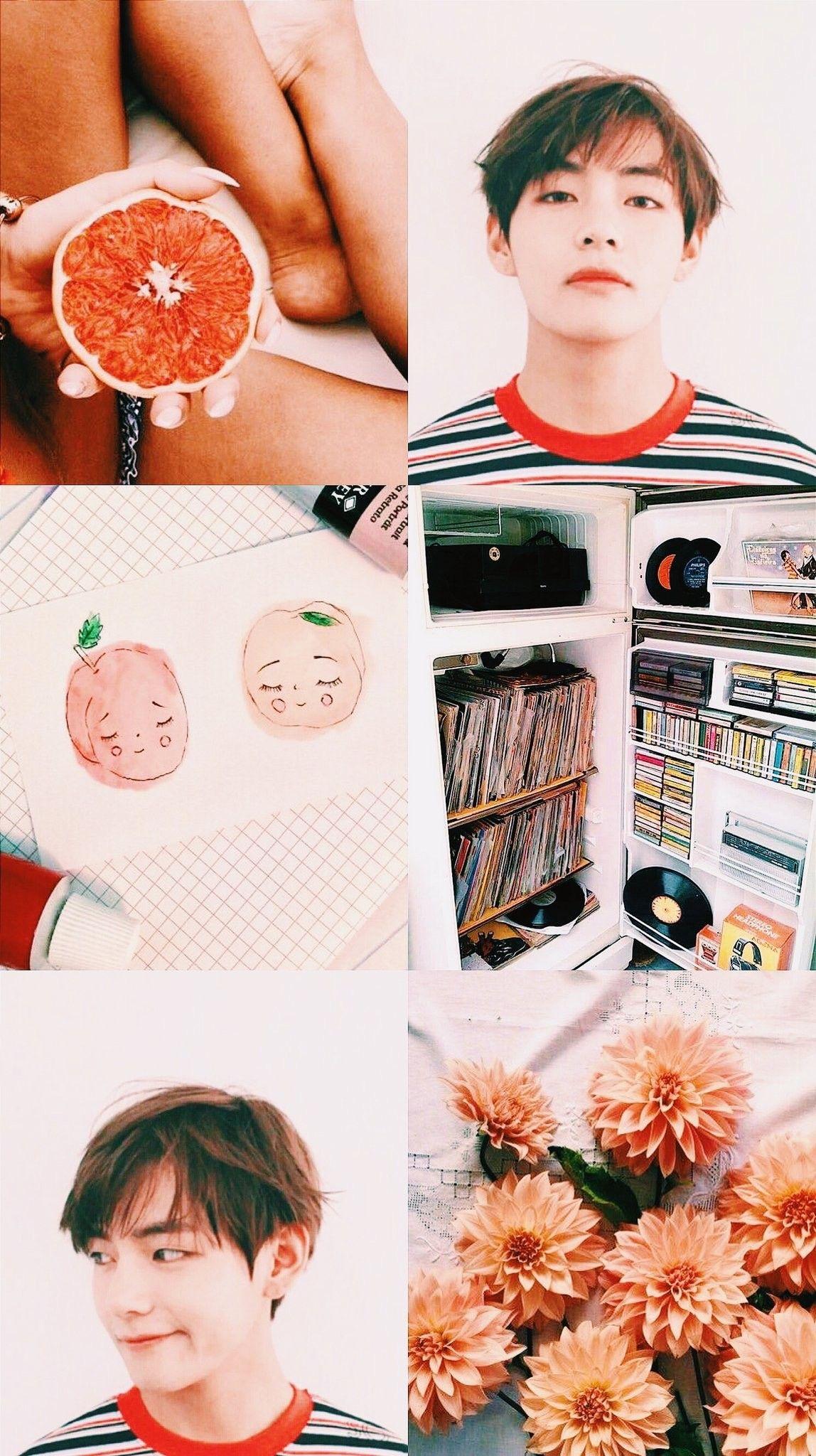 Orange BTS Aesthetic Wallpapers Top Free Orange BTS Aesthetic