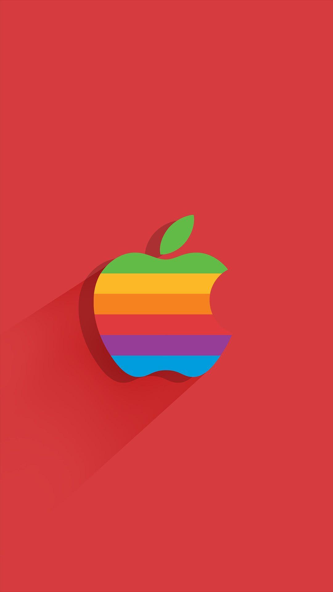 Rainbow Apple Wallpapers Top Free Rainbow Apple Backgrounds