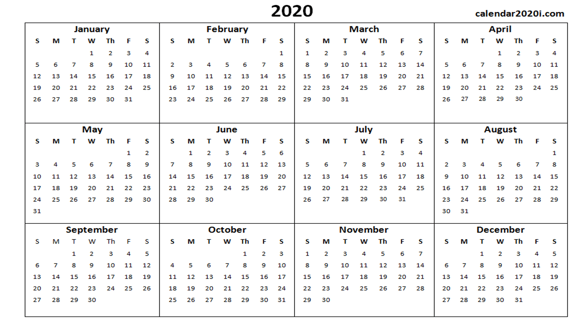 2020 Calendar Wallpapers Top Free 2020 Calendar Backgrounds