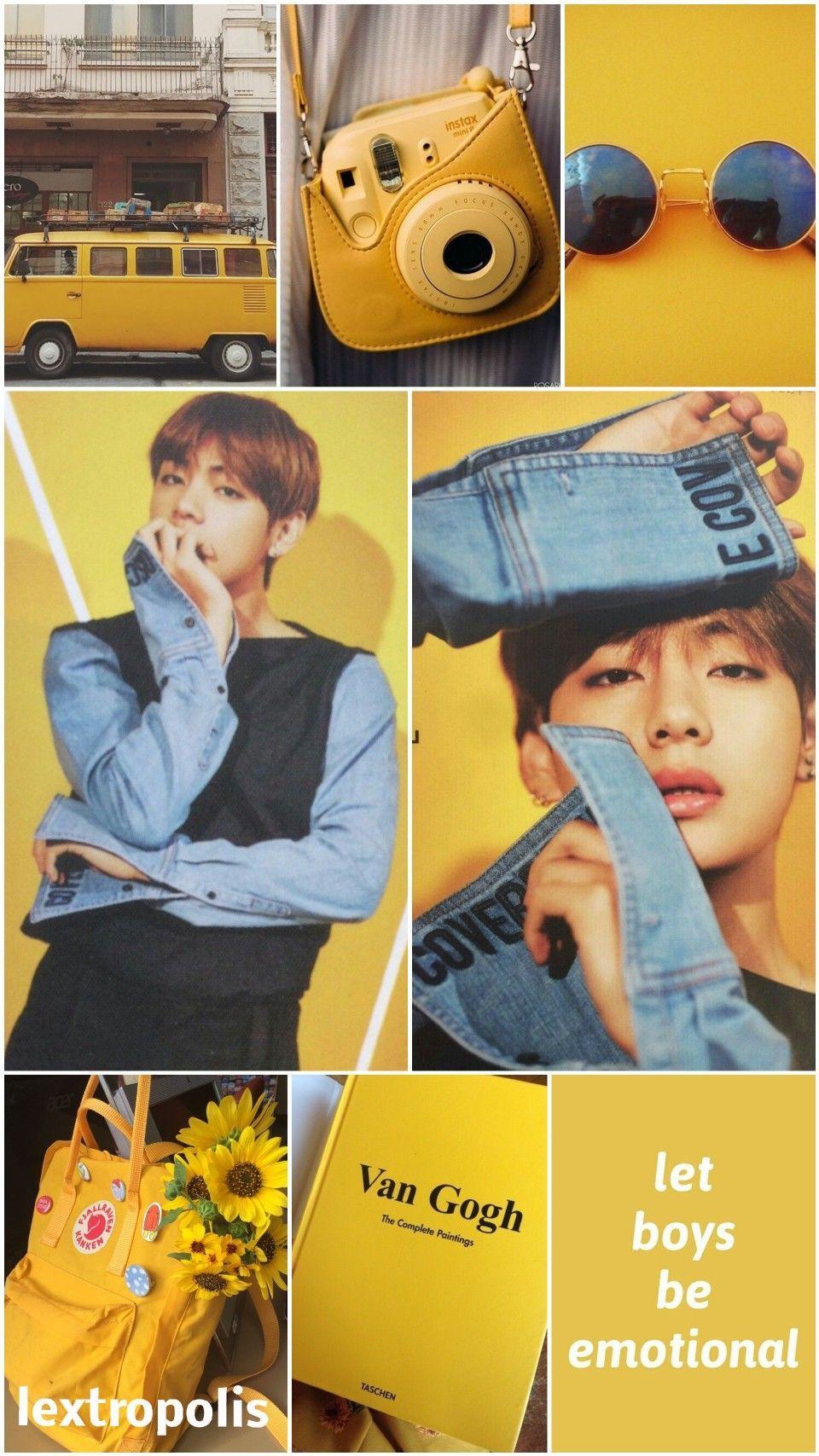 BTS Yellow Aesthetic Wallpapers Top Free BTS Yellow Aesthetic Backgrounds WallpaperAccess