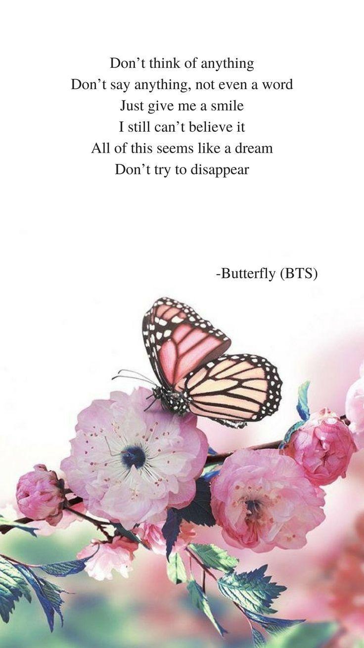 luthfiannisahay Bts Butterfly Lyrics English And Romanized