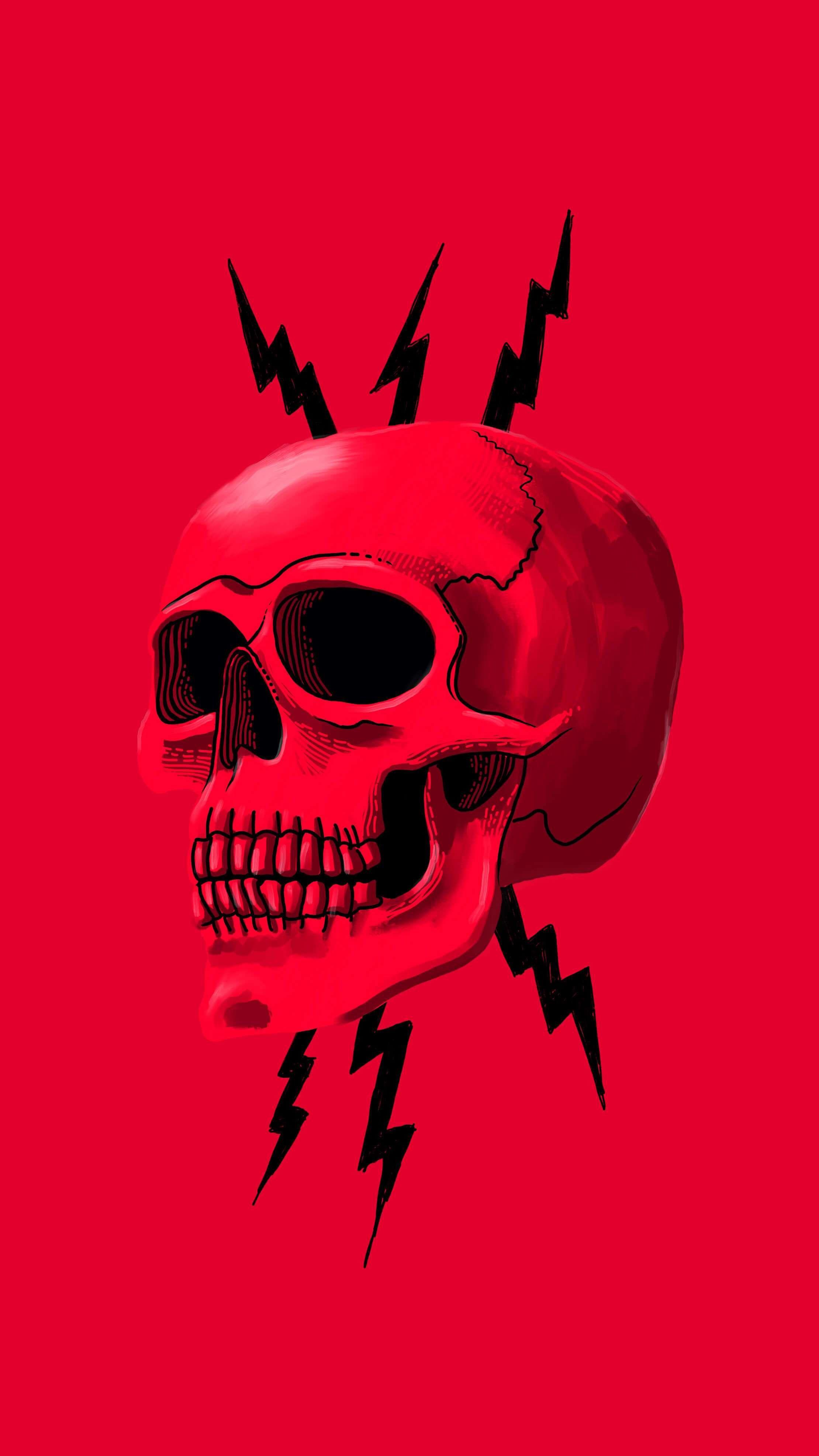Red Skull Wallpapers Top Free Red Skull Backgrounds WallpaperAccess