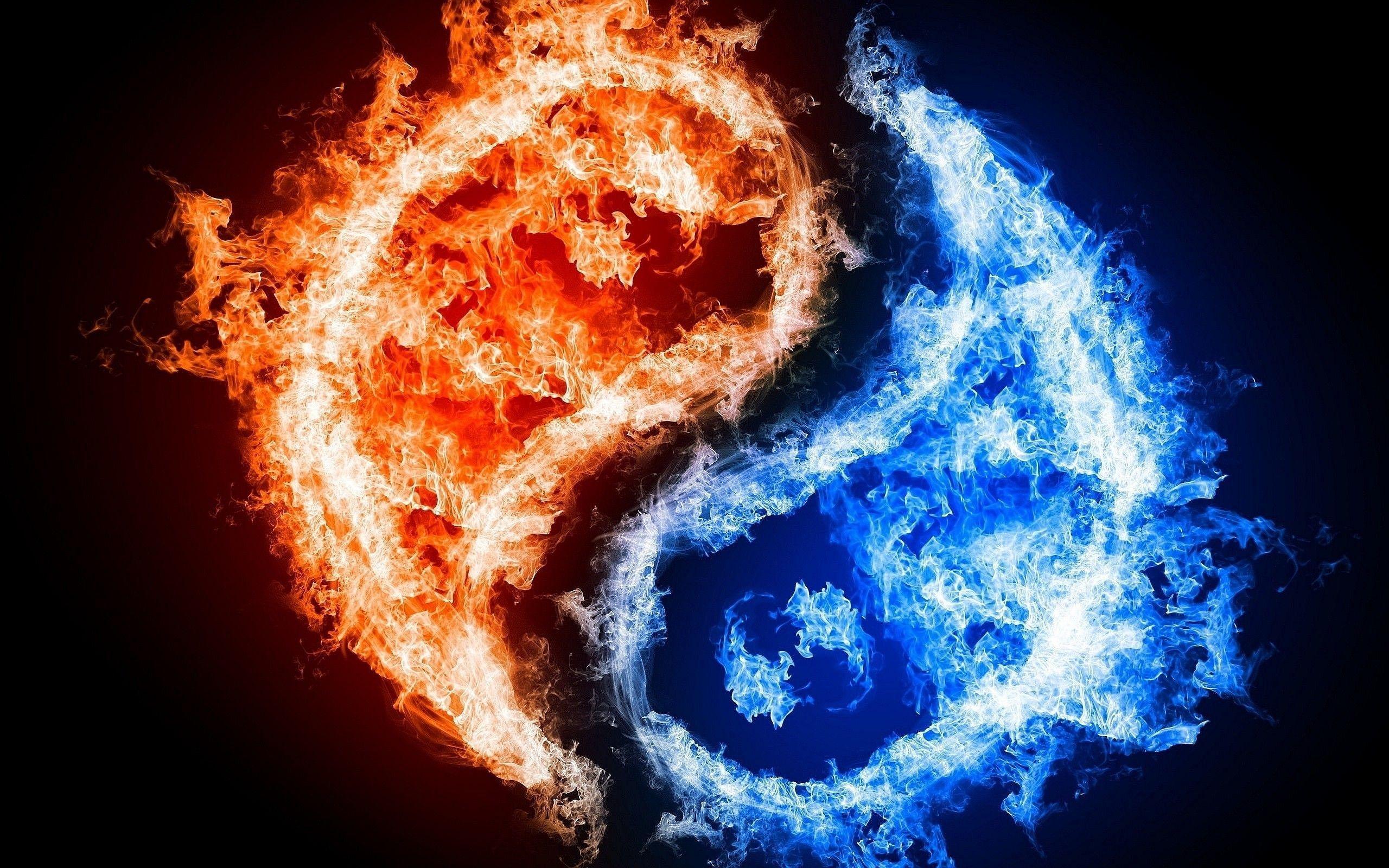 Fire and Ice Wallpapers Top Free Fire and Ice Backgrounds