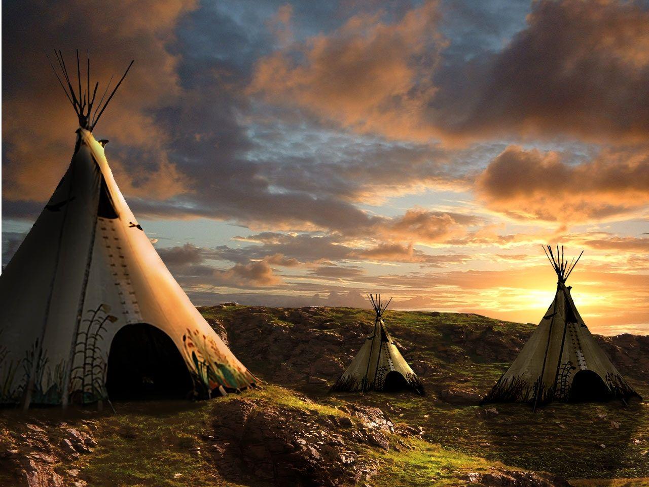 Native American Teepees Wallpapers Top Free Native American Teepees