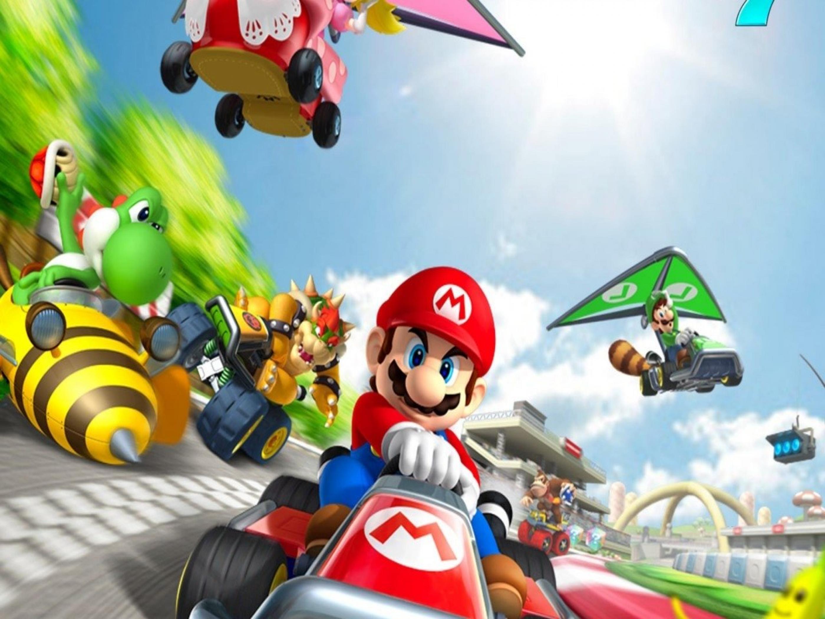 Mario Kart Wallpapers Top Free Mario Kart Backgrounds WallpaperAccess