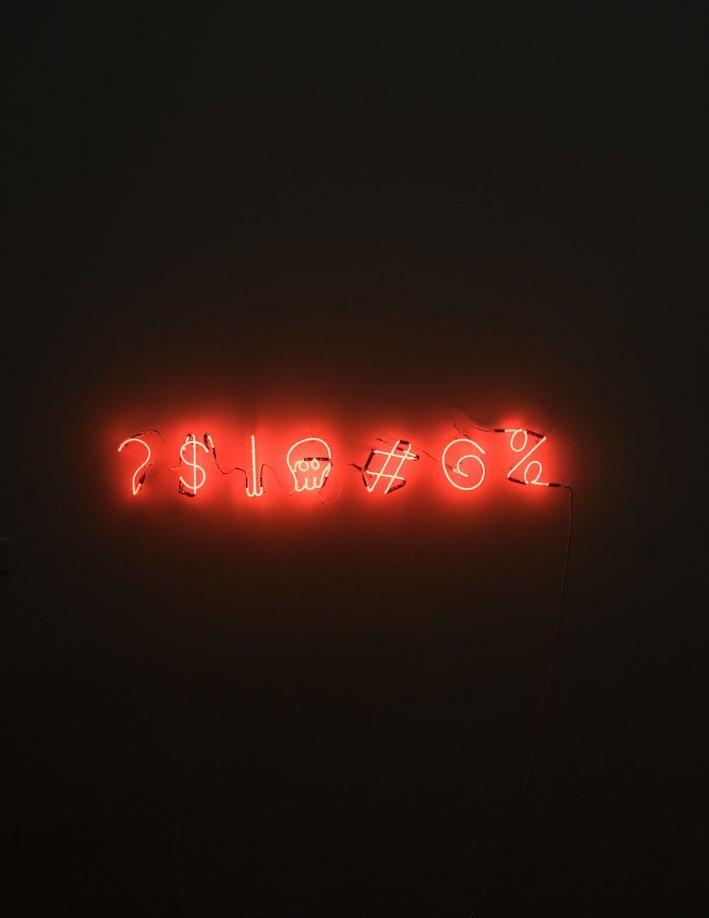 Red Neon Phone Wallpapers Bigbeamng Store